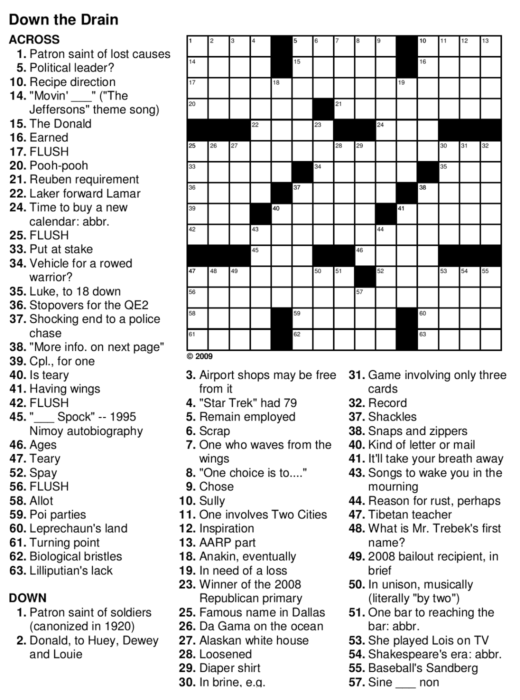 Free Printable Puzzles For Elderly