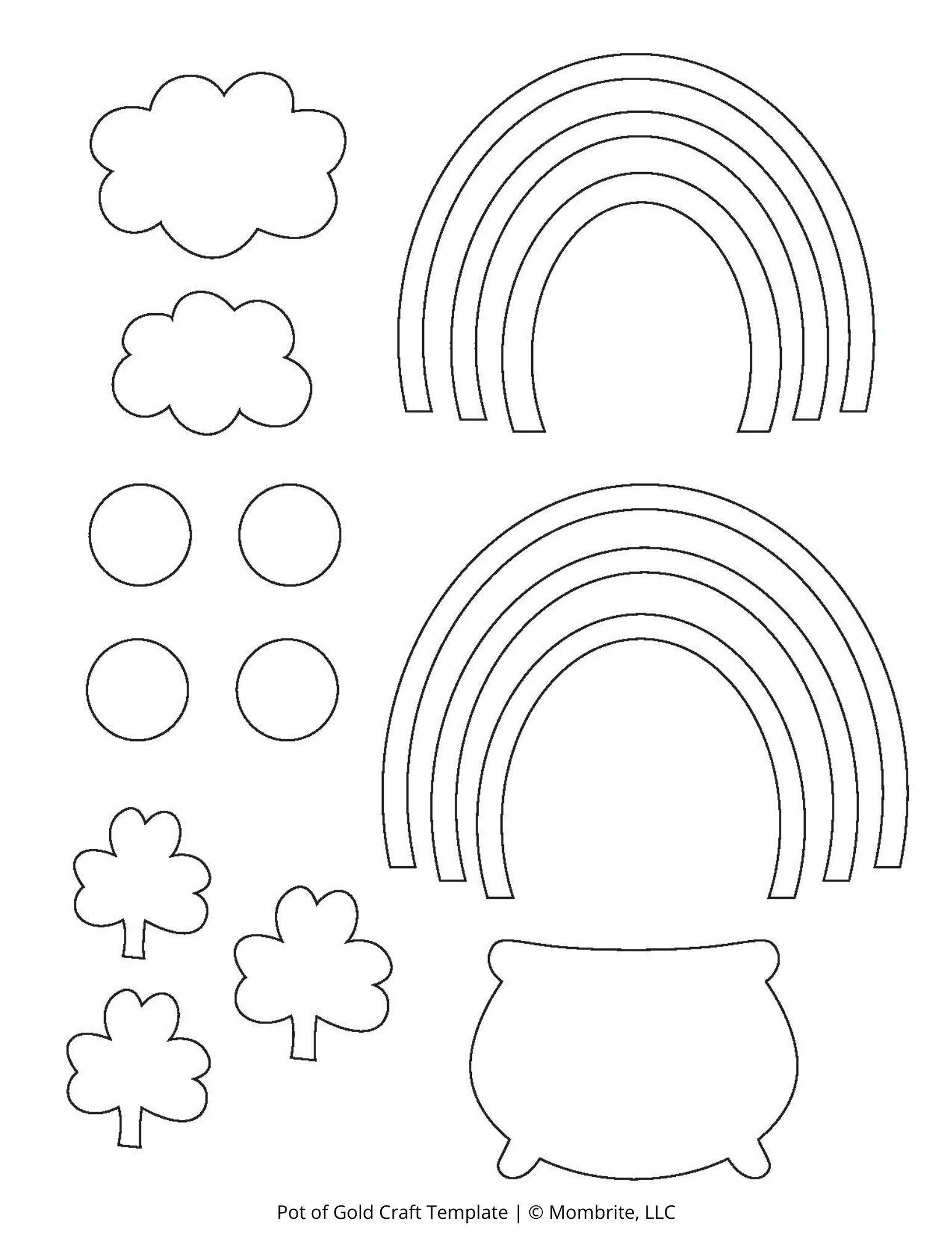 Printable Pot Of Gold Template