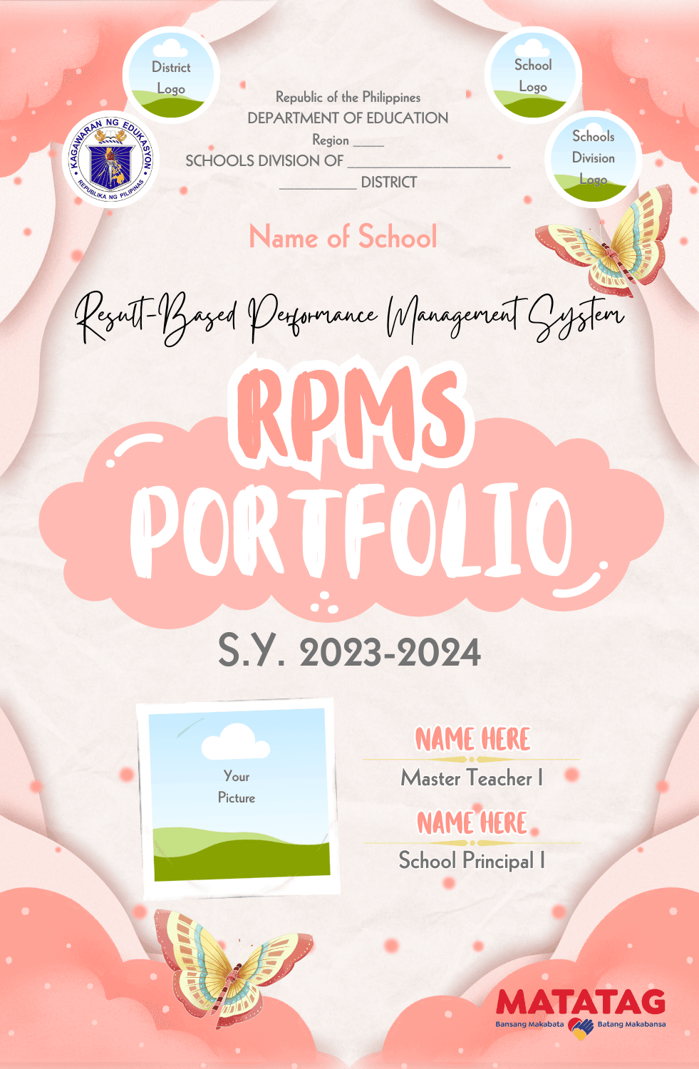 Editable RPMS 2024 Portfolio For Highly Proficient Teachers Using 