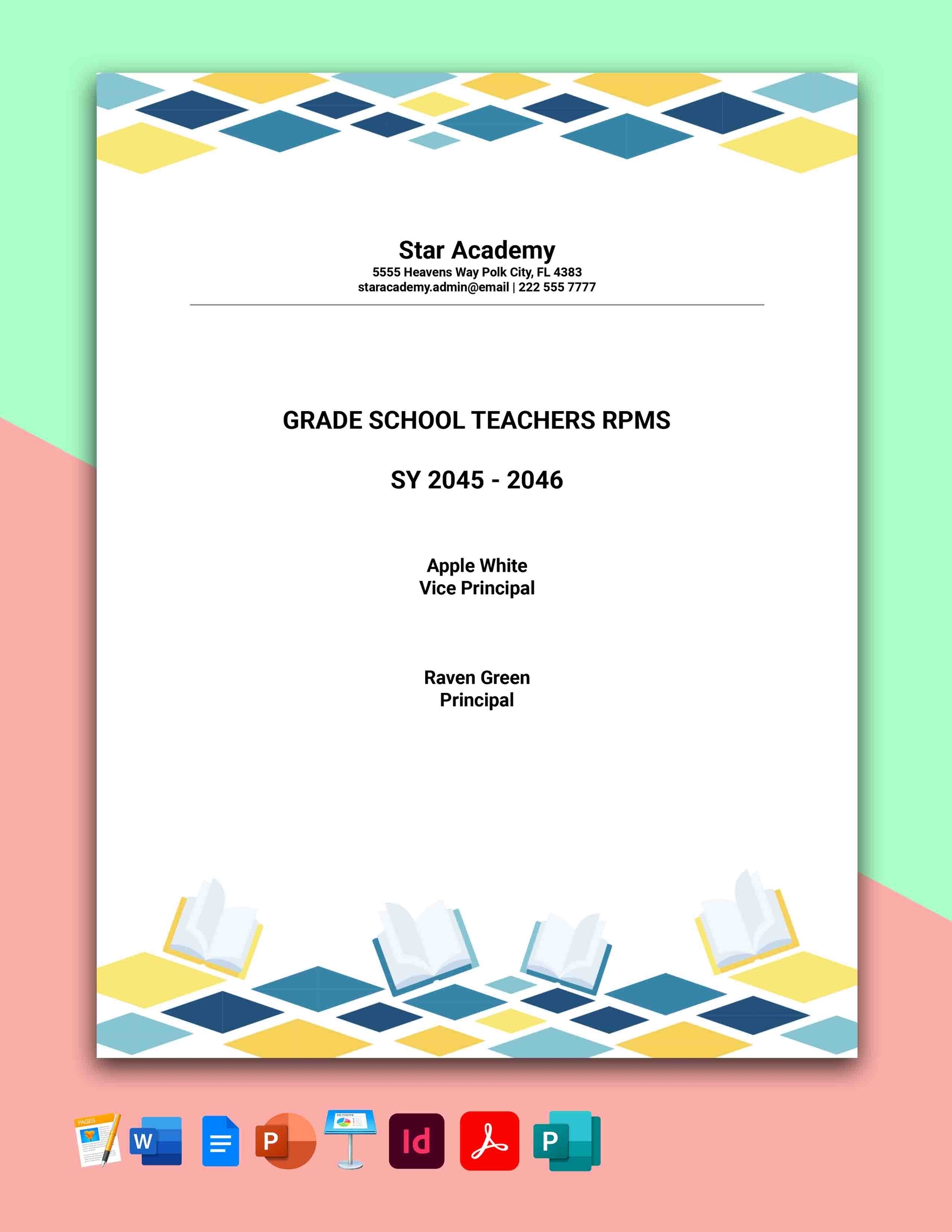 Editable RPMS Portfolio Templates In PDF To Download