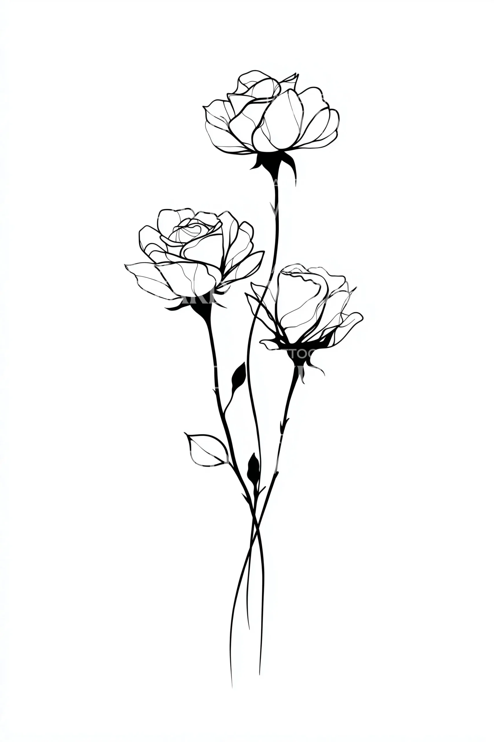 Elegant Single Rose Tattoo Design Tattoos Wizard Designs