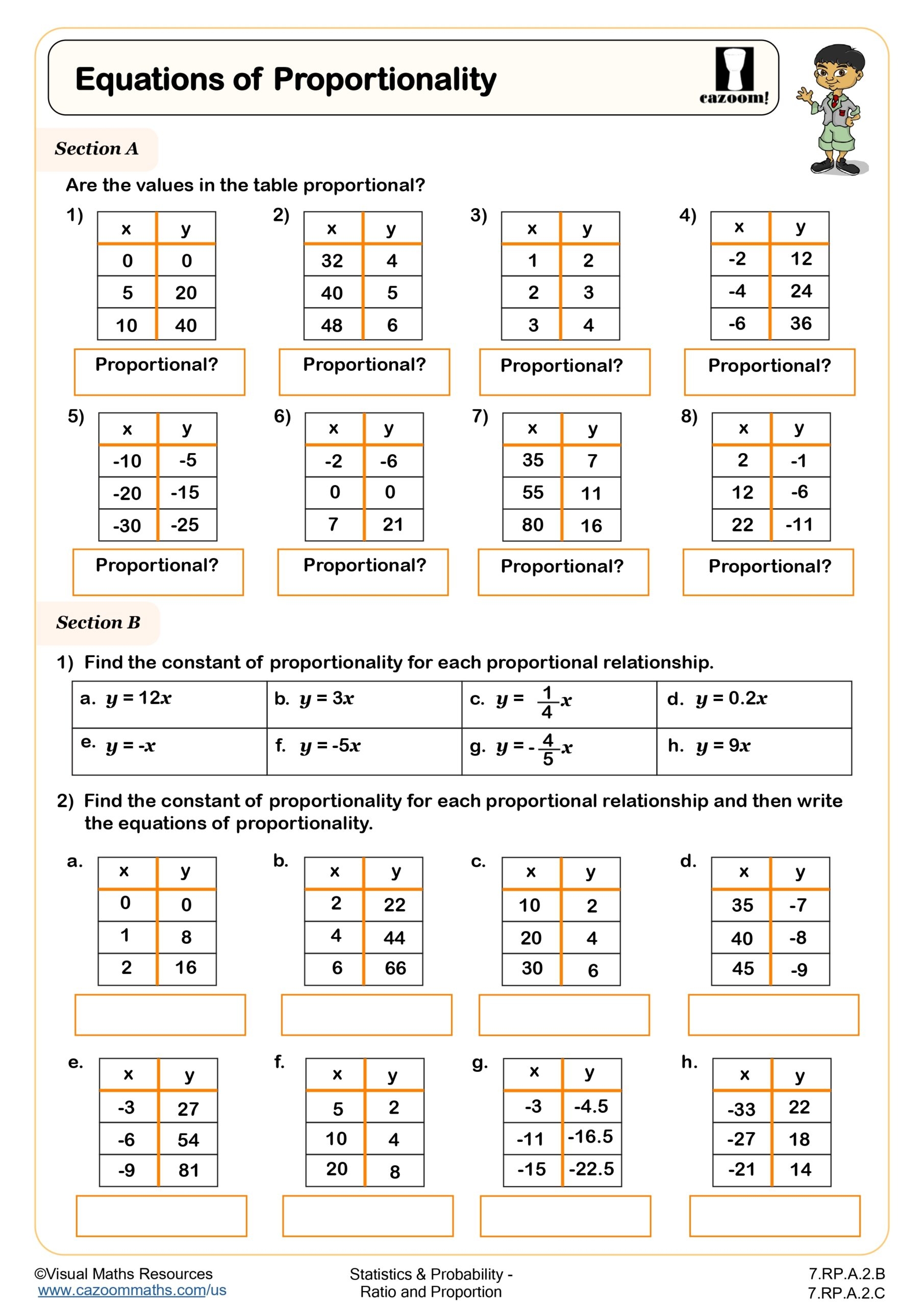 7th Grade Printable Worksheets With Answers