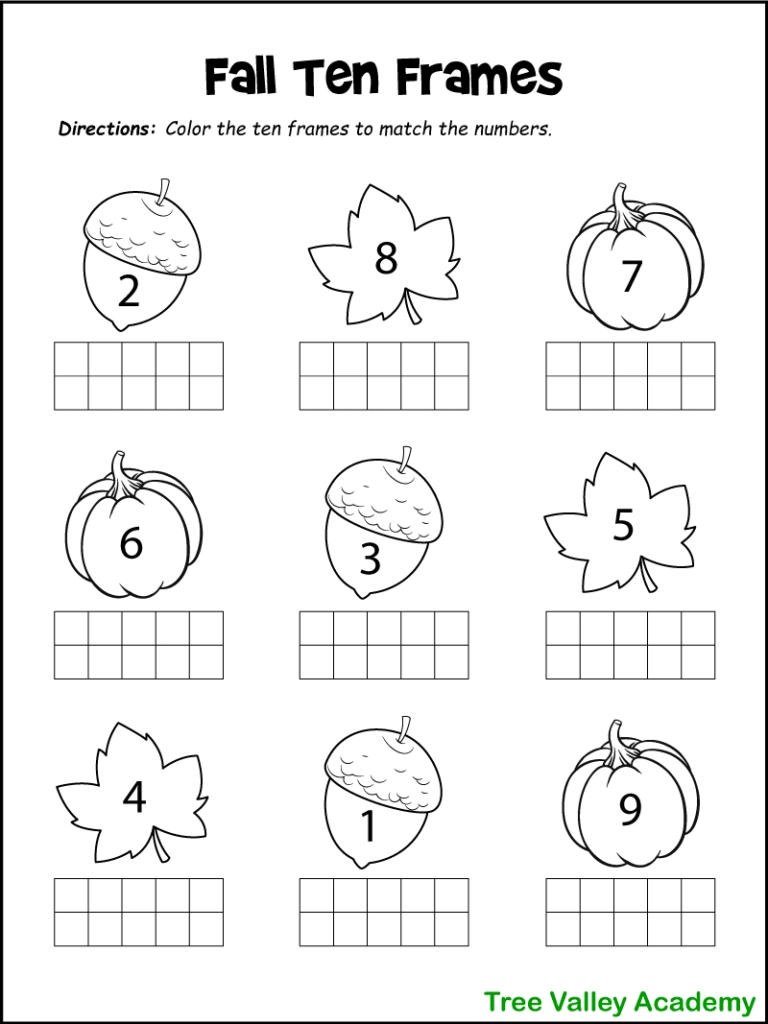Free Printable Math Worksheets Kindergarten