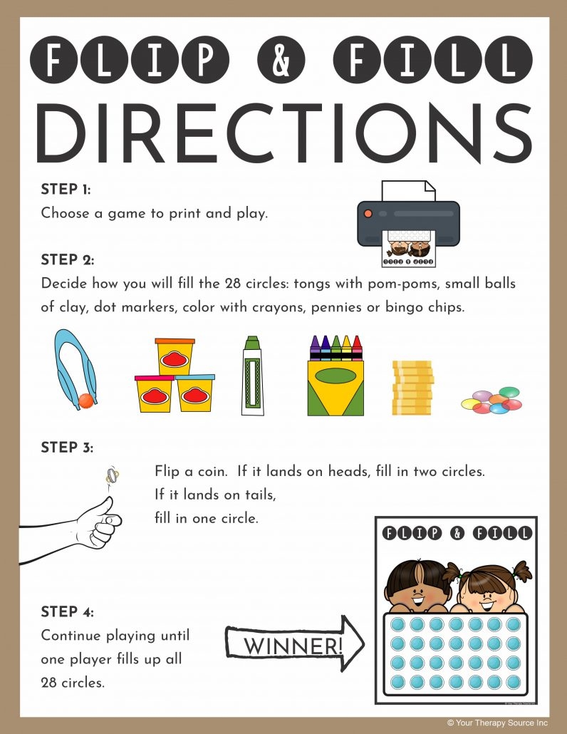 Feelings Game Printable Freebie Your Therapy Source