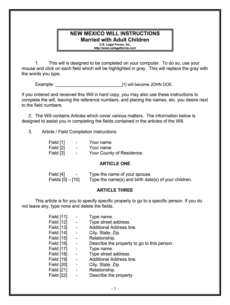 Fill And Sign The Last Will Ampamp Testament Form Print Free Last 