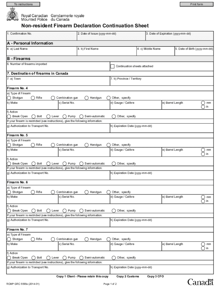 Rcmp Grc 5614e Printable Form