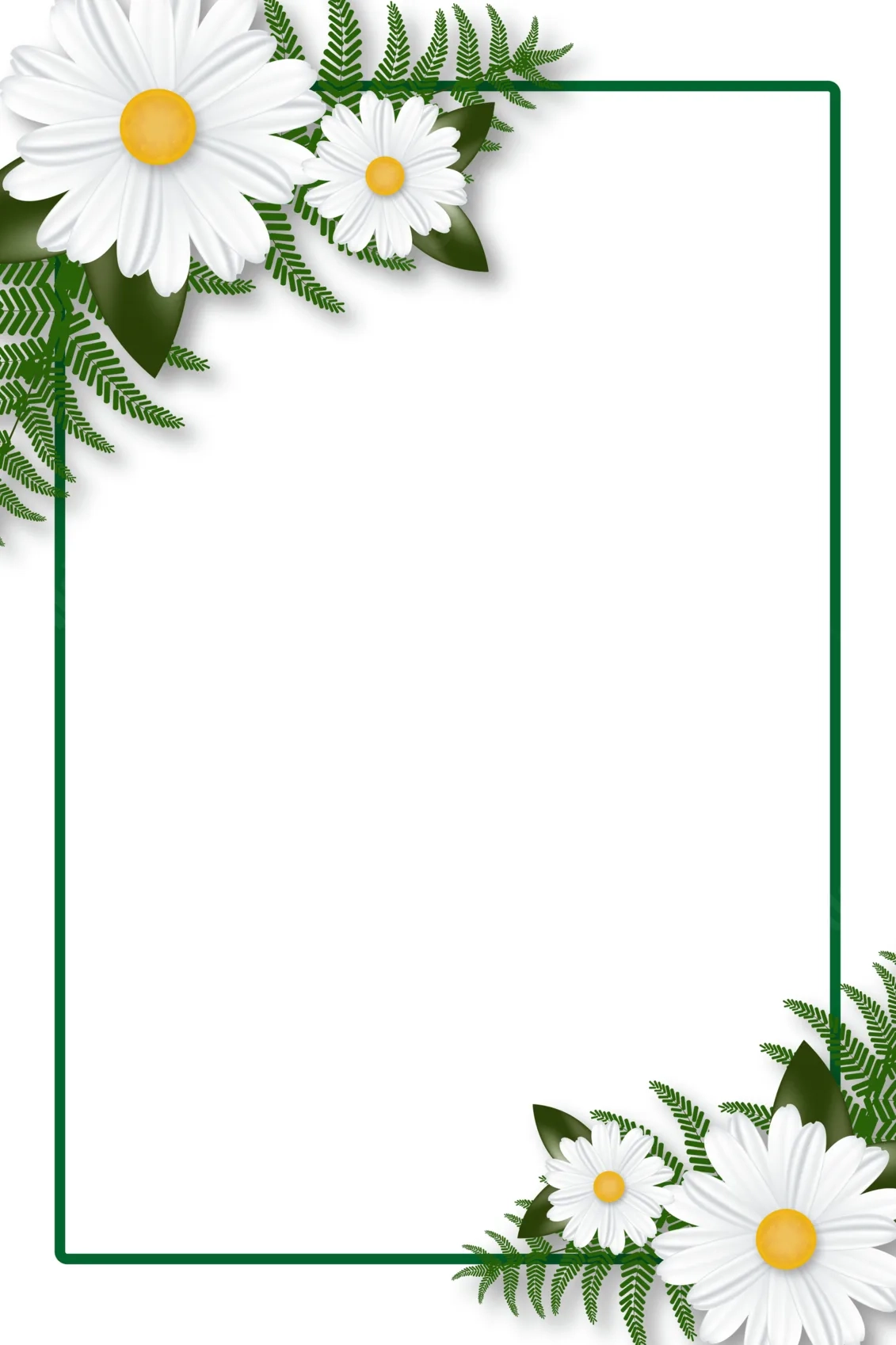 Flower Frame Page Border And Printable Background In Word Slidesdocs