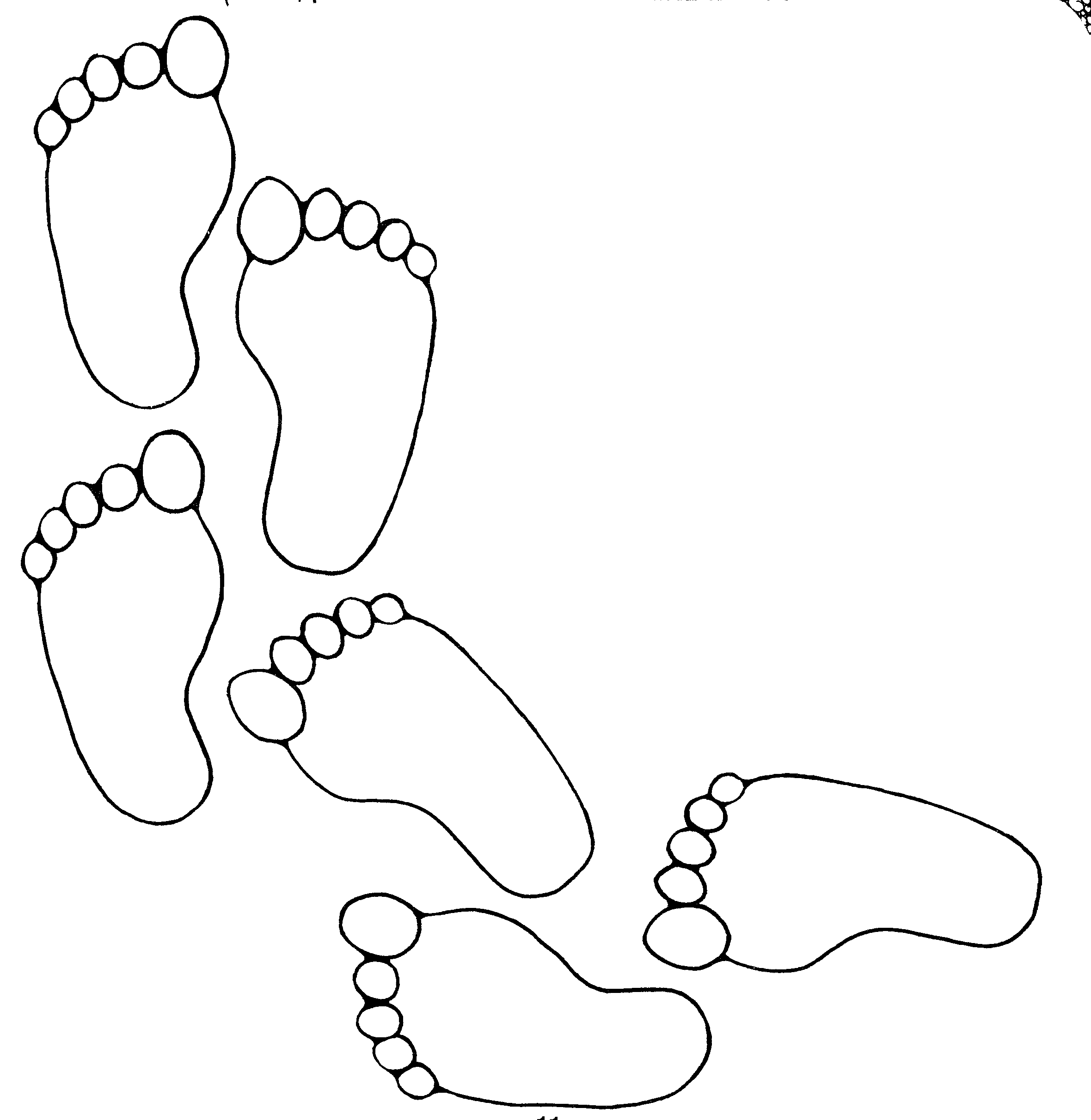Footprint Cliparts 111039 Clipart Library