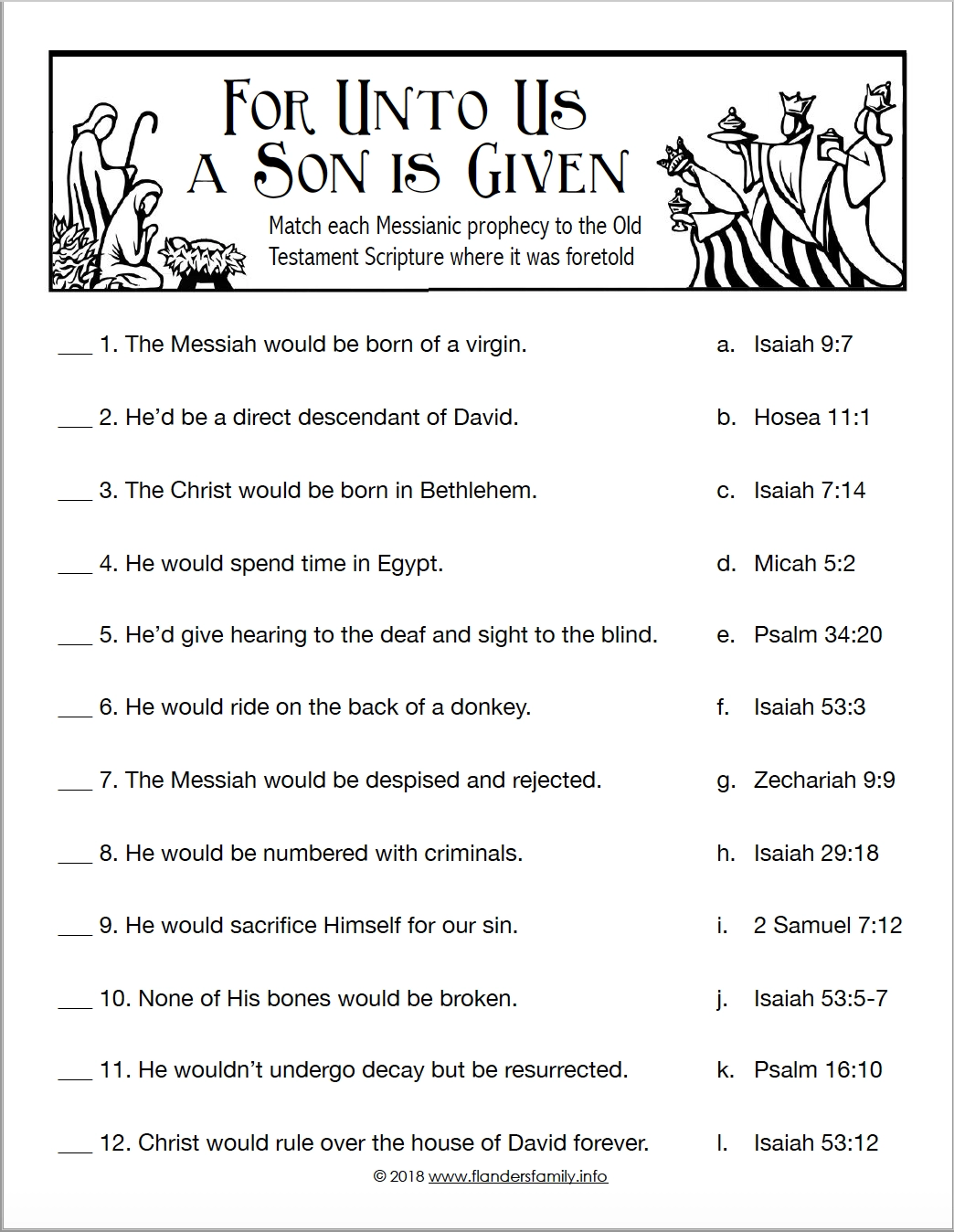Free Printable Bible Games With Answers