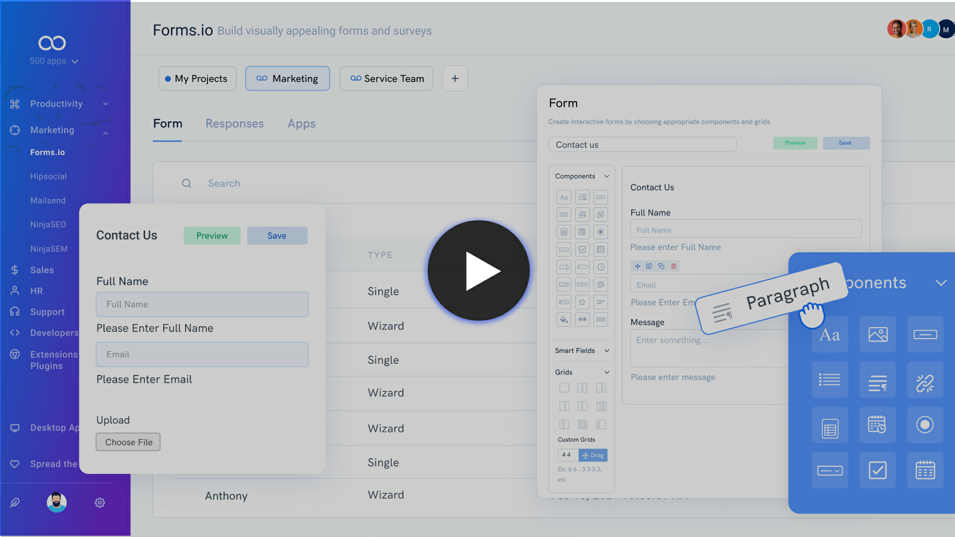 Form Builder Forms io By 500apps