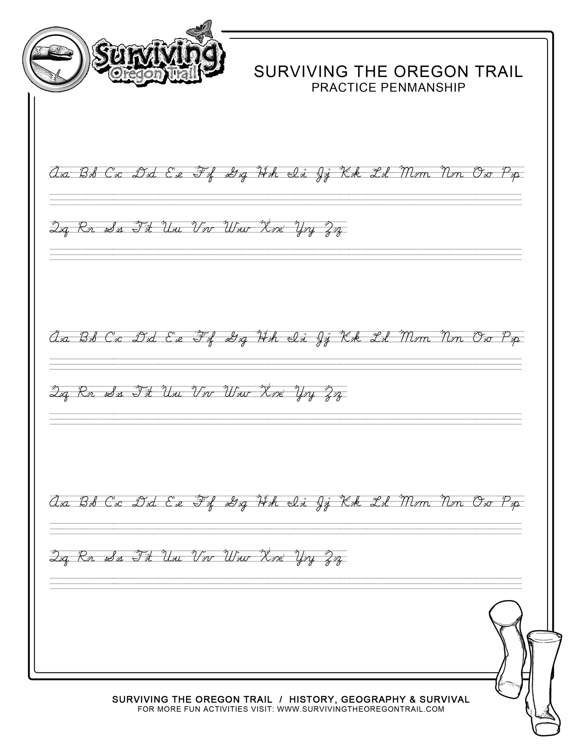 Free Printable Handwriting Worksheets Print