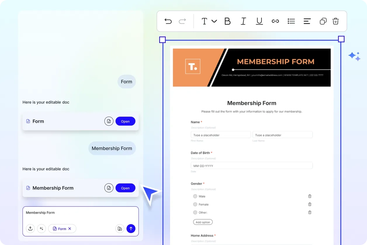 Ai Printable Form Generator