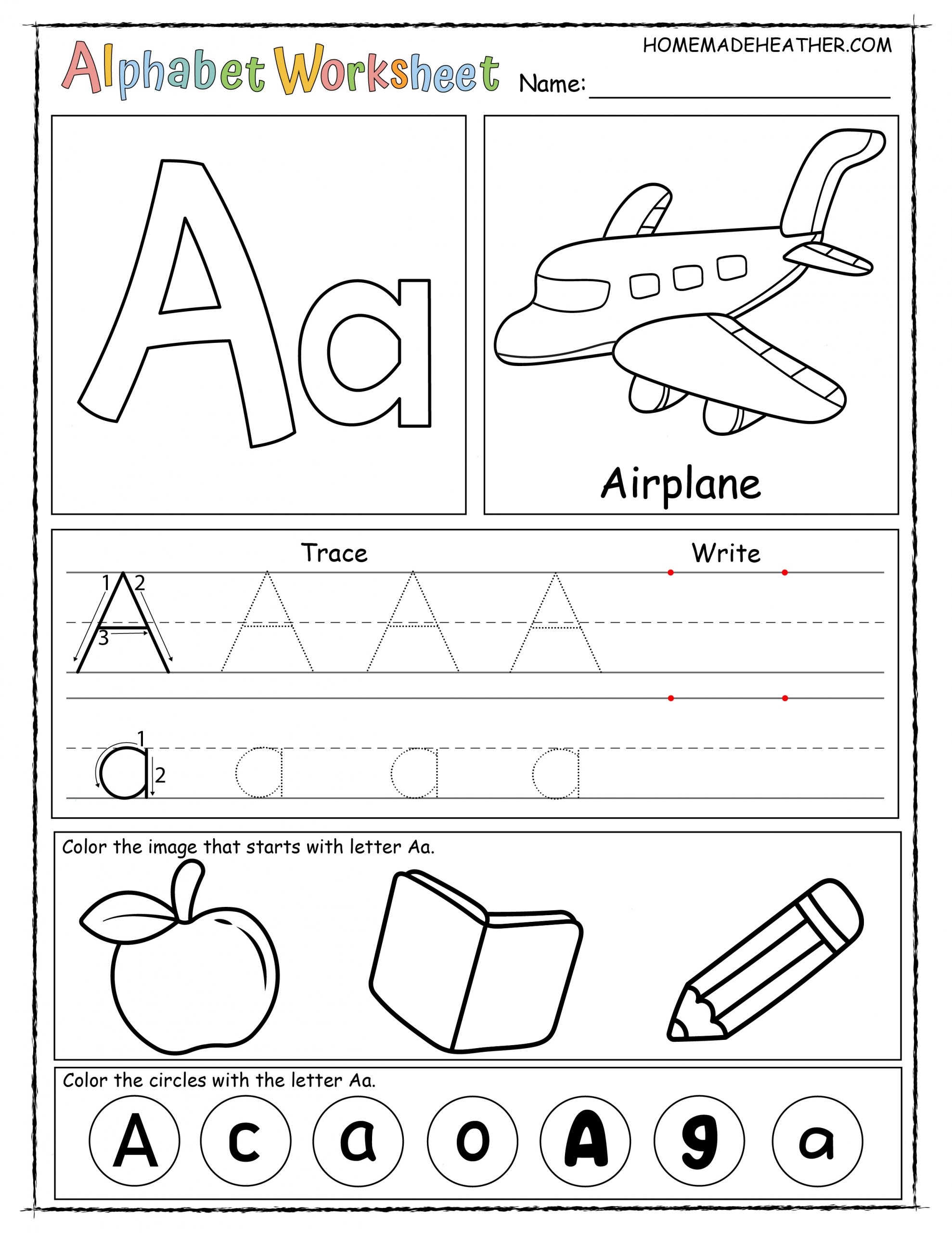 Letter Worksheets Free Printable