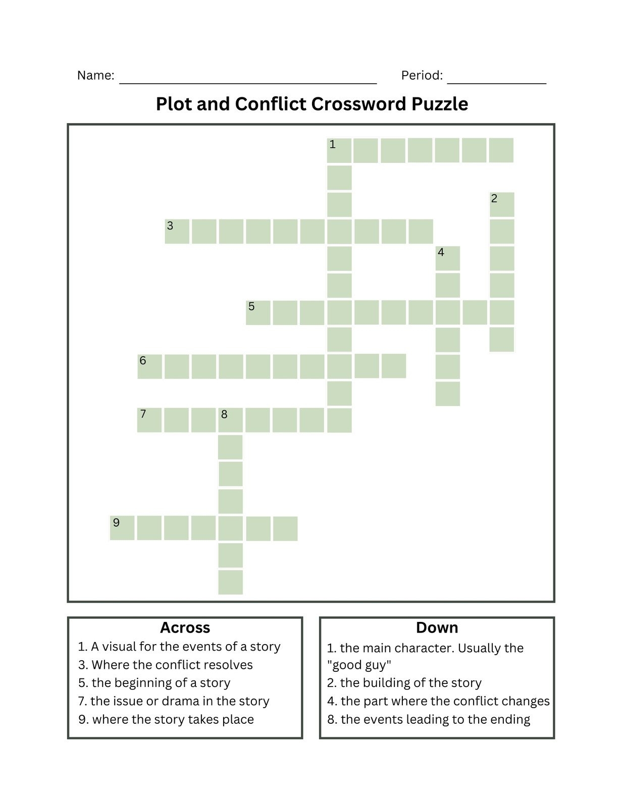 Crossword Puzzles Maker Printable