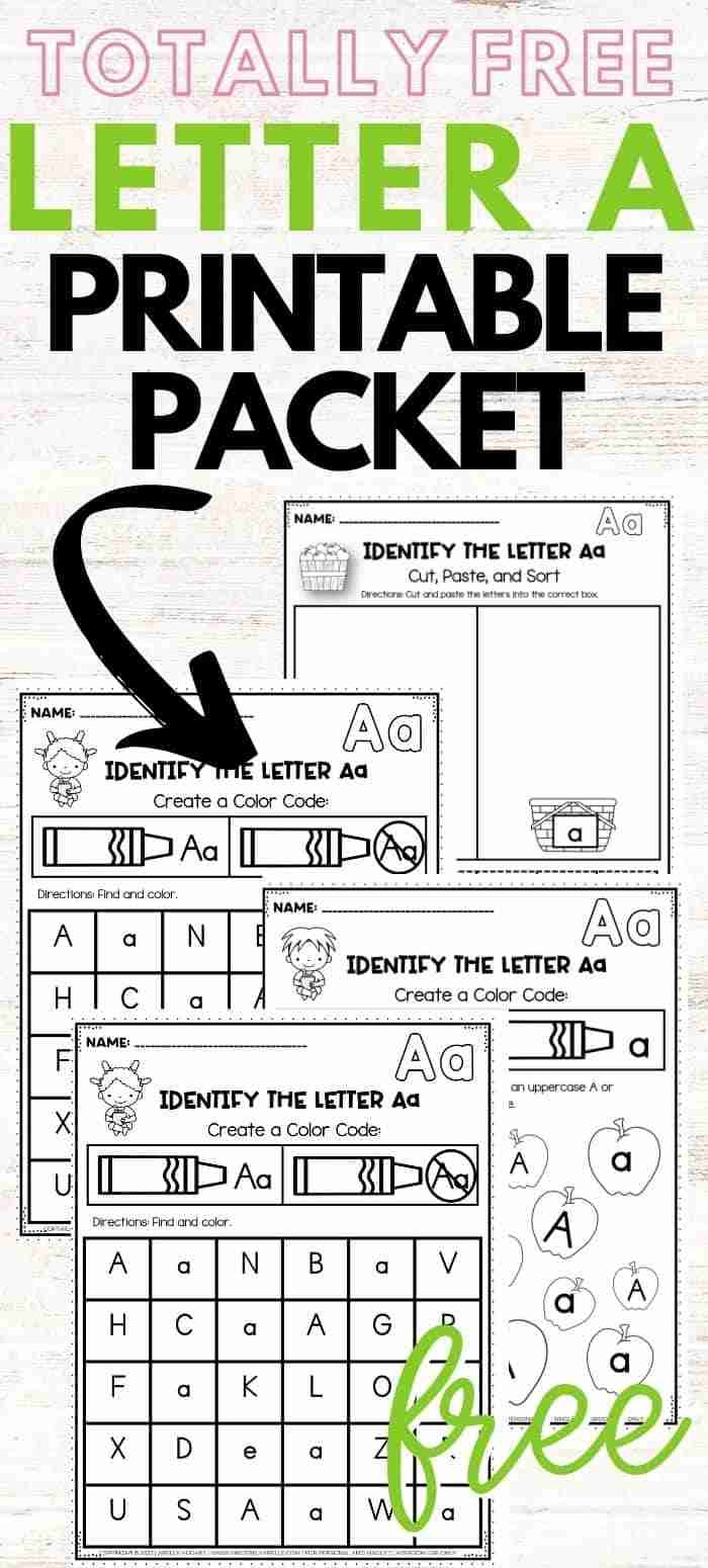 Free Printable Letter Worksheets Packets