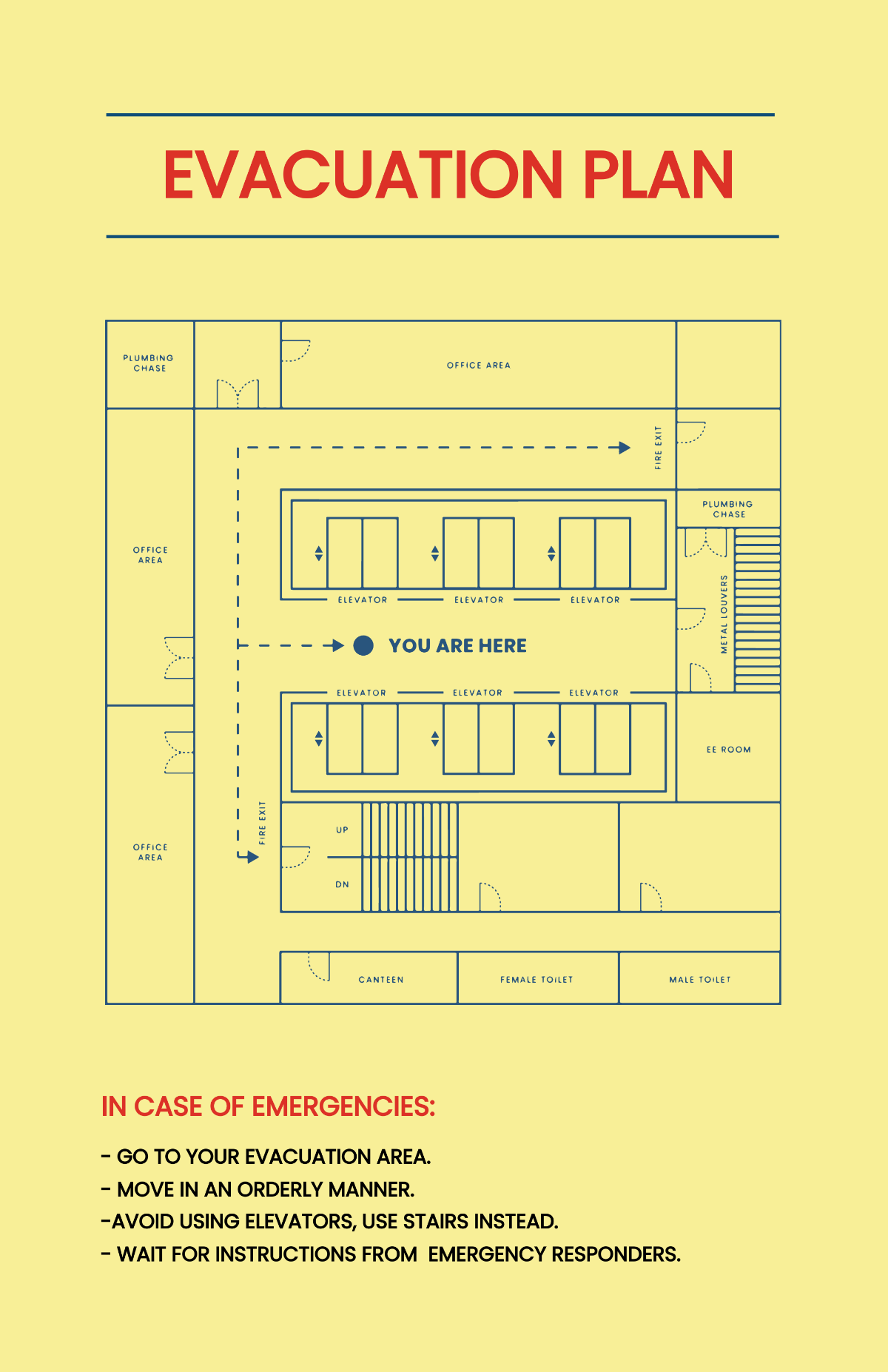 Free Printable Fire Escape Plan Template