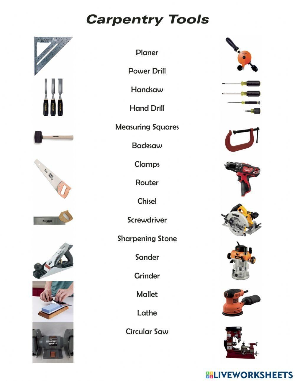 Free Carpentry Worksheet Download Free Carpentry Worksheet Png 
