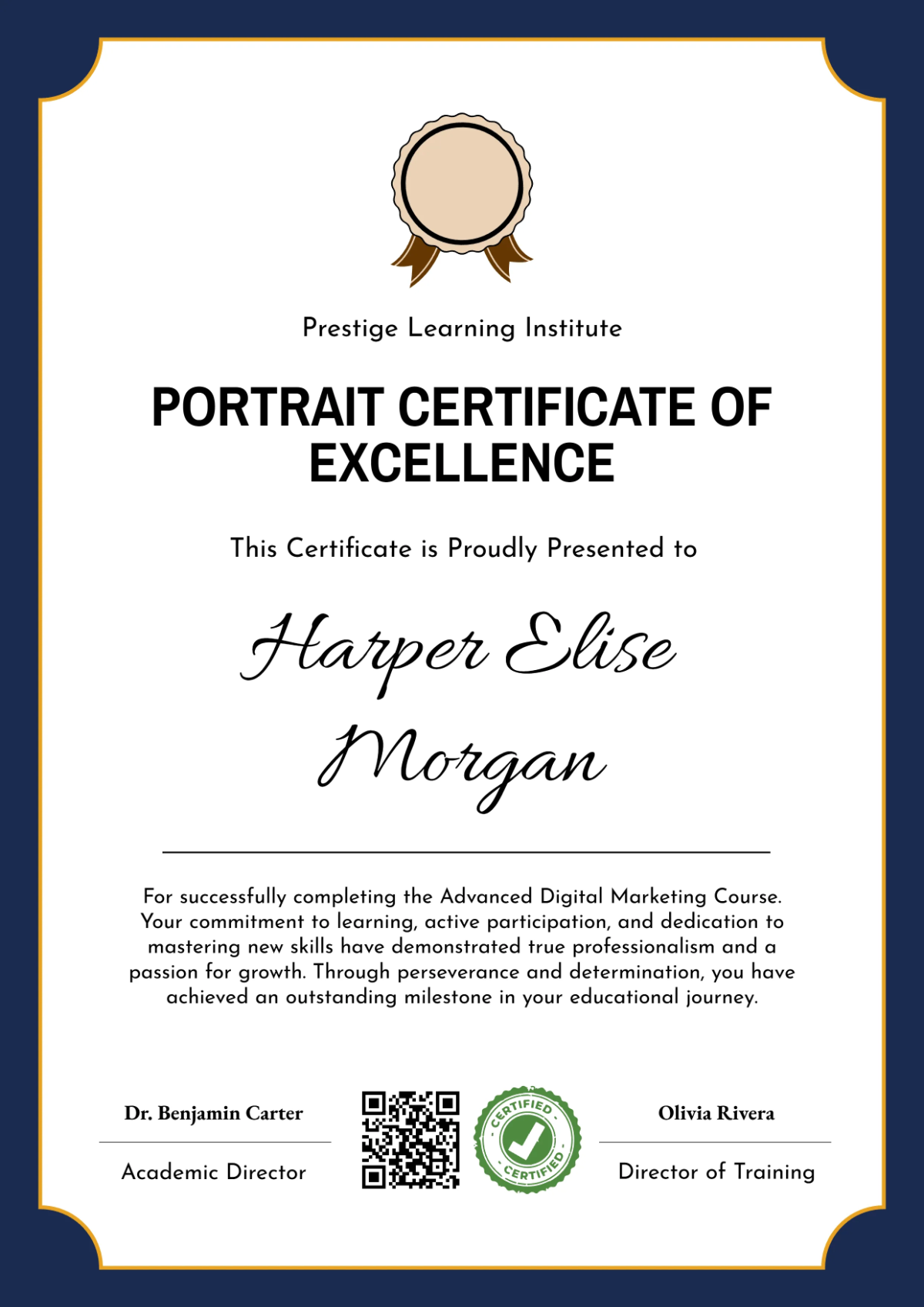 Free Certificate Templates Editable And Printable