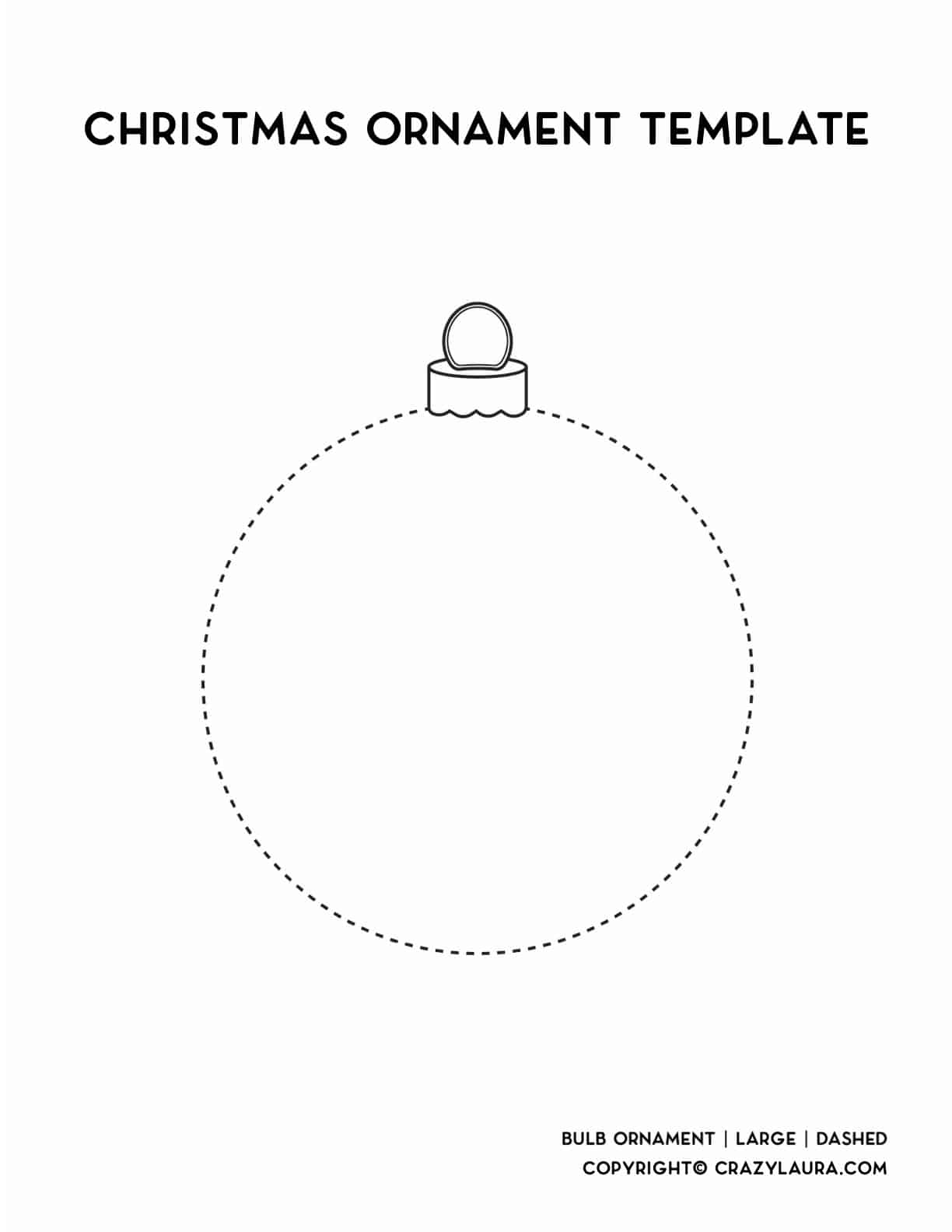 Ornament Template Free Printable