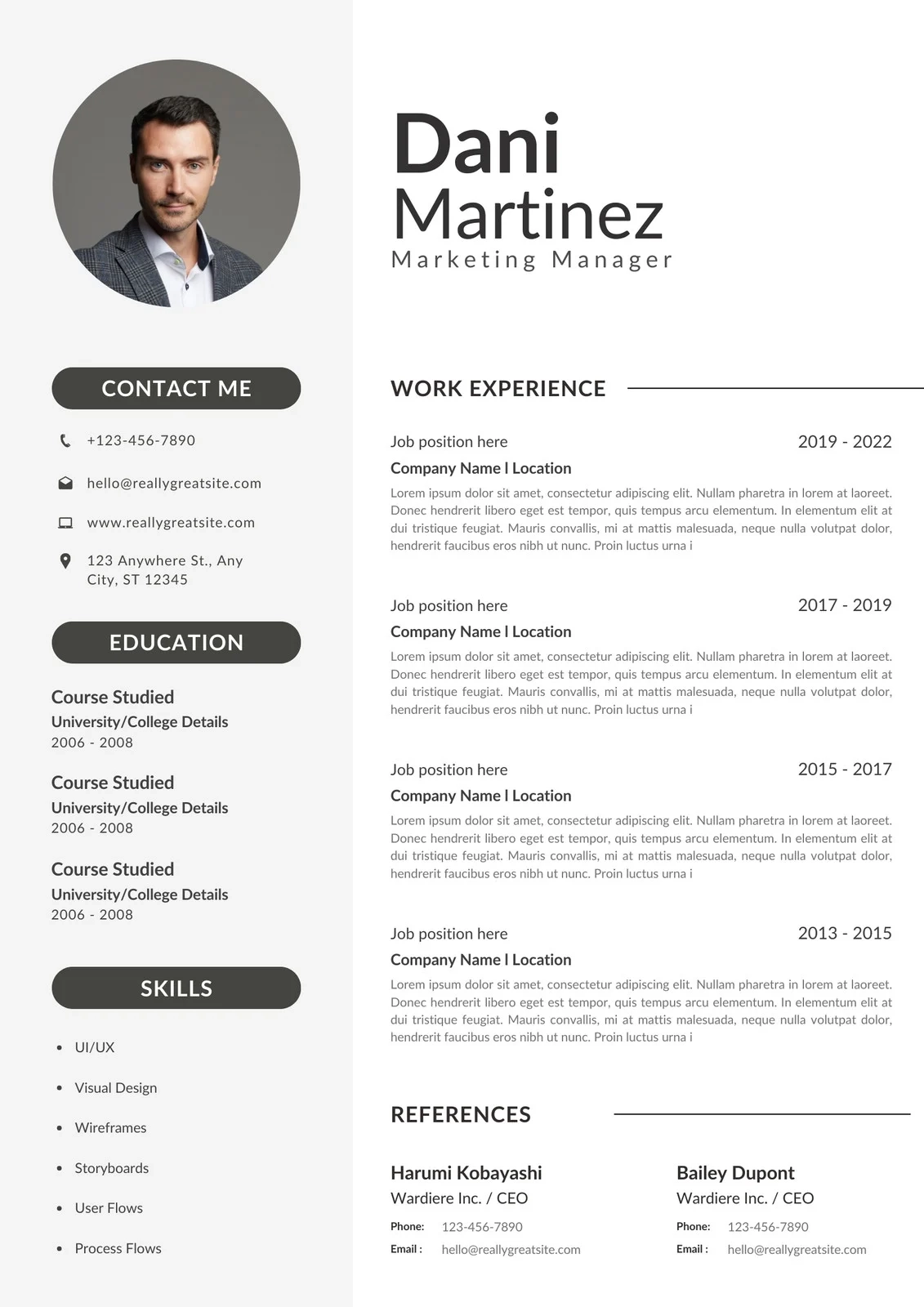 Free Custom Printable Academic Resume Templates Canva