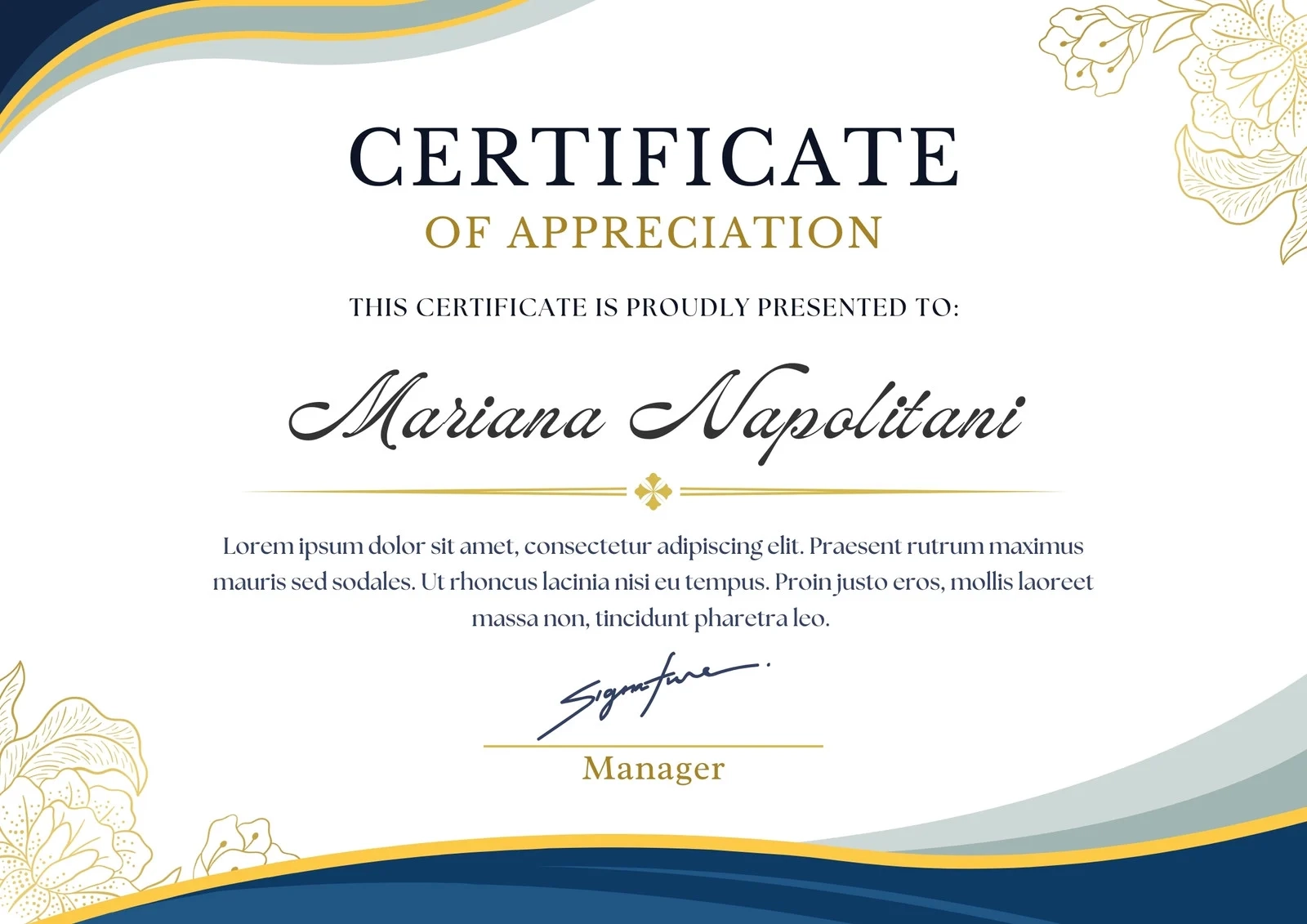 Free Custom Printable Appreciation Certificate Templates Canva