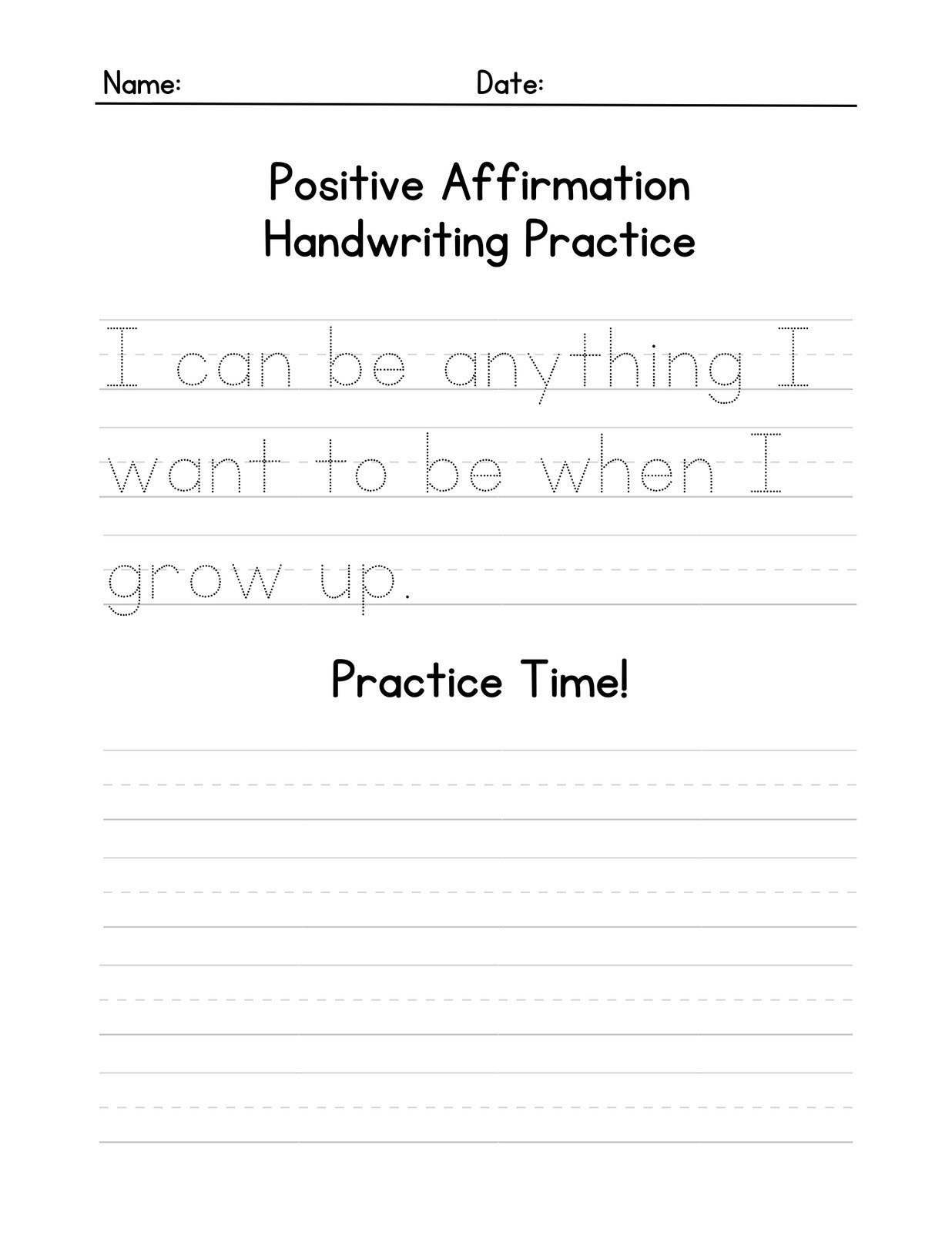Free Custom Printable Handwriting Worksheet Templates Worksheets 
