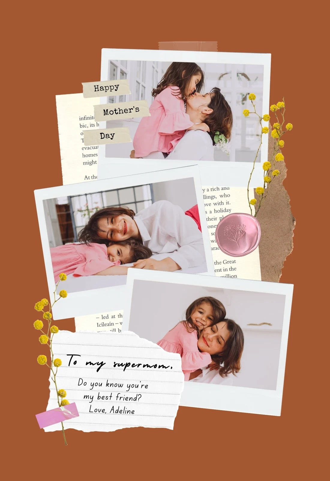Free Custom Printable Mother s Day Canvas Print Templates Canva