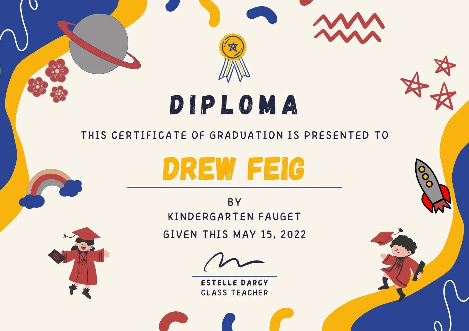 Certificate Template For Children
