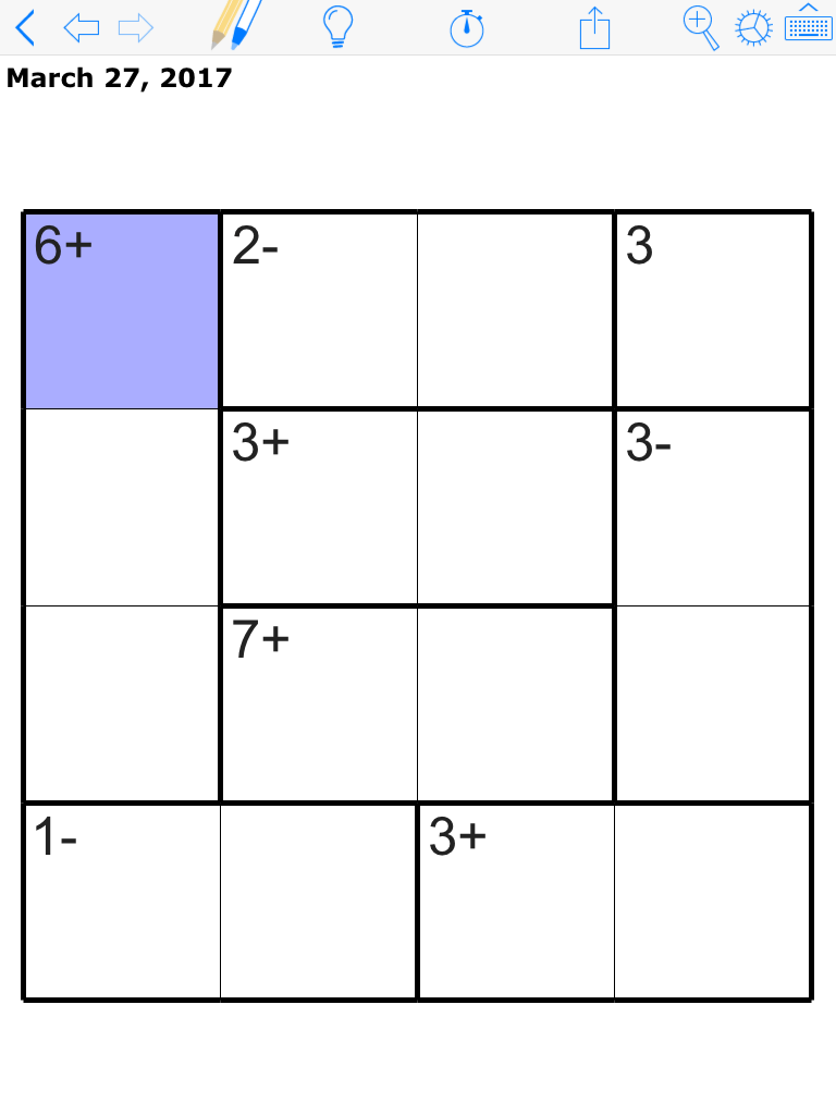 Kenken Puzzles Printable Free