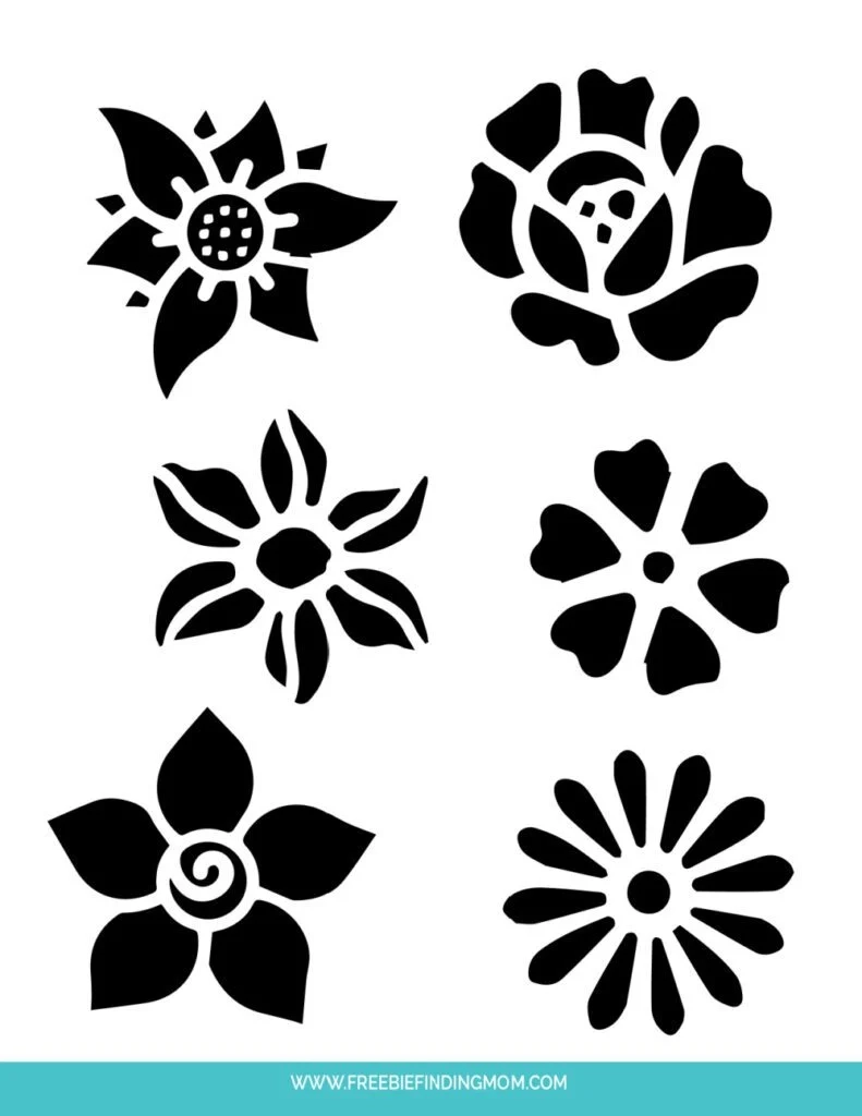 Printable Flower Designs