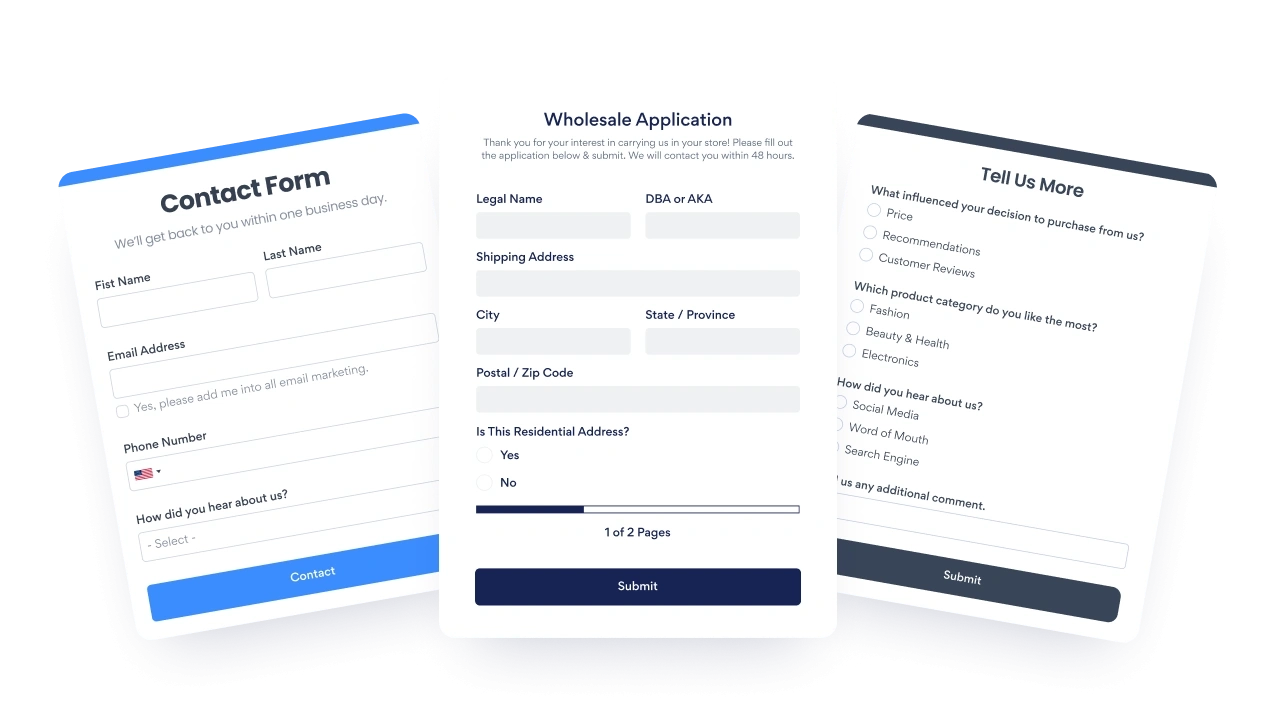 Free File Download Form Custom File Download Form No Code POWR