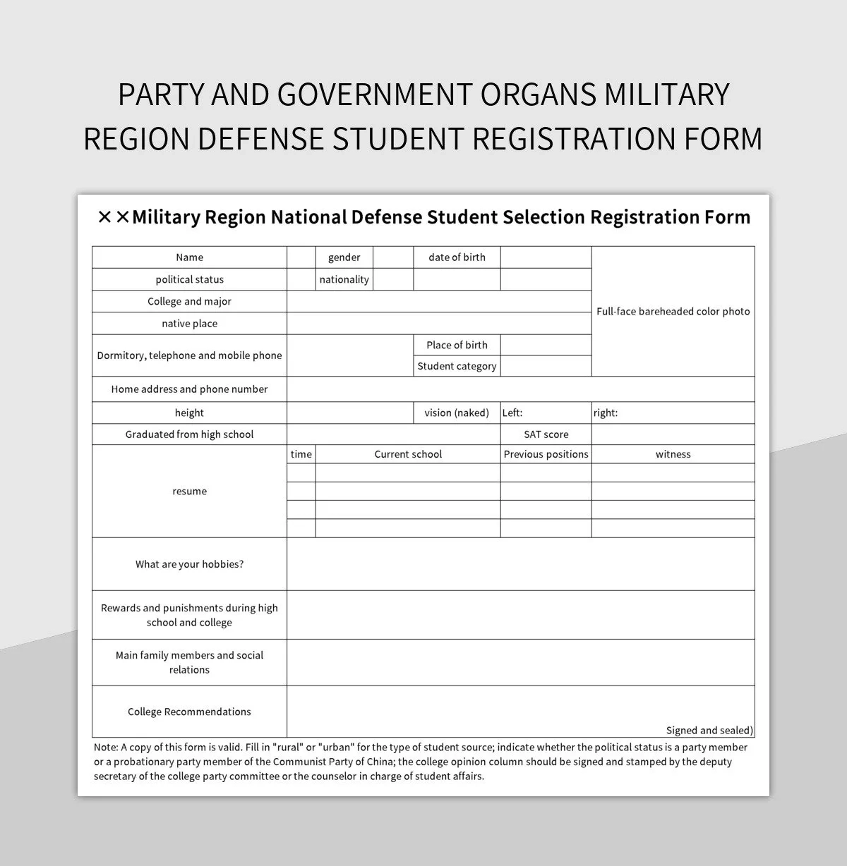 Free Government Organ Templates For Google Sheets And Microsoft 