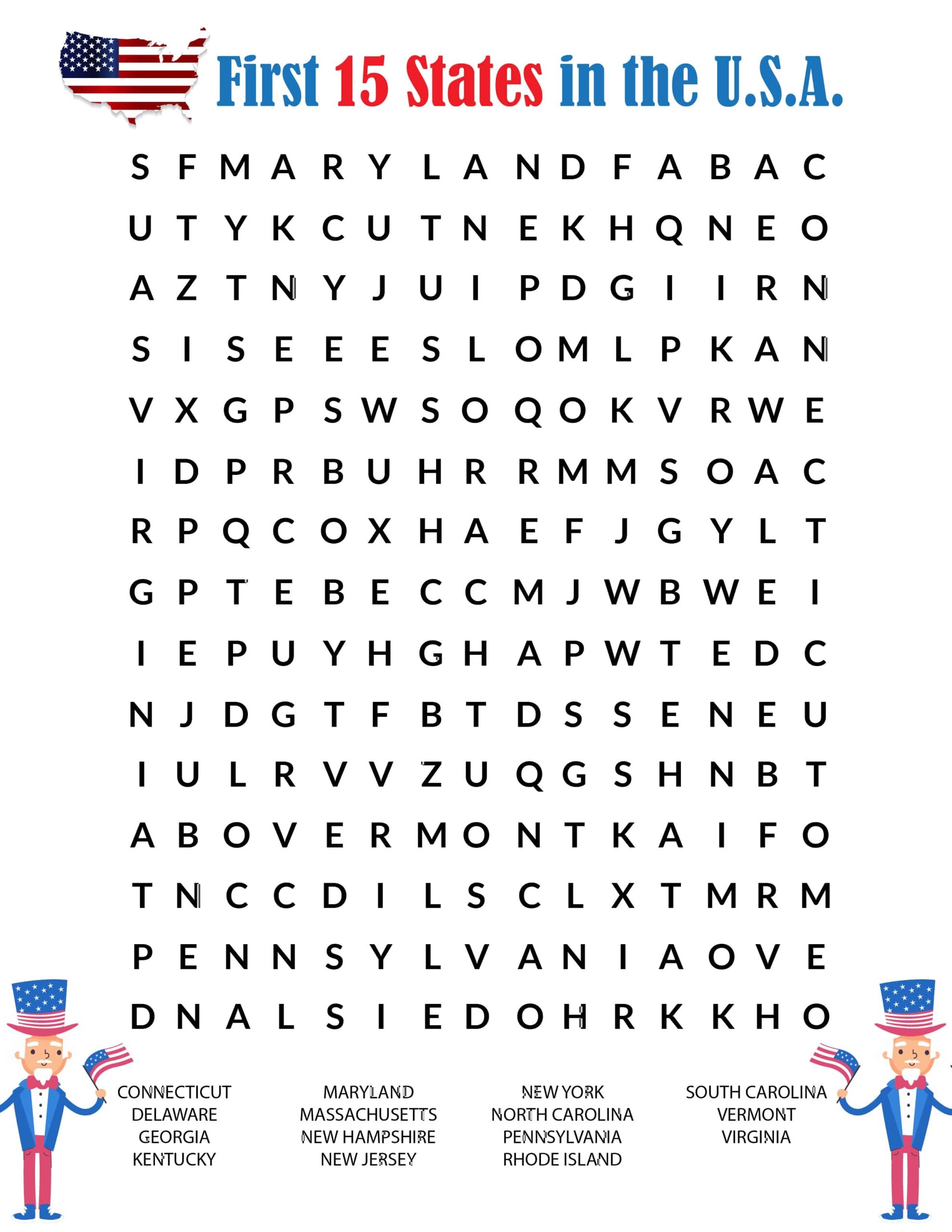 Printable Seek And Find Puzzles Free