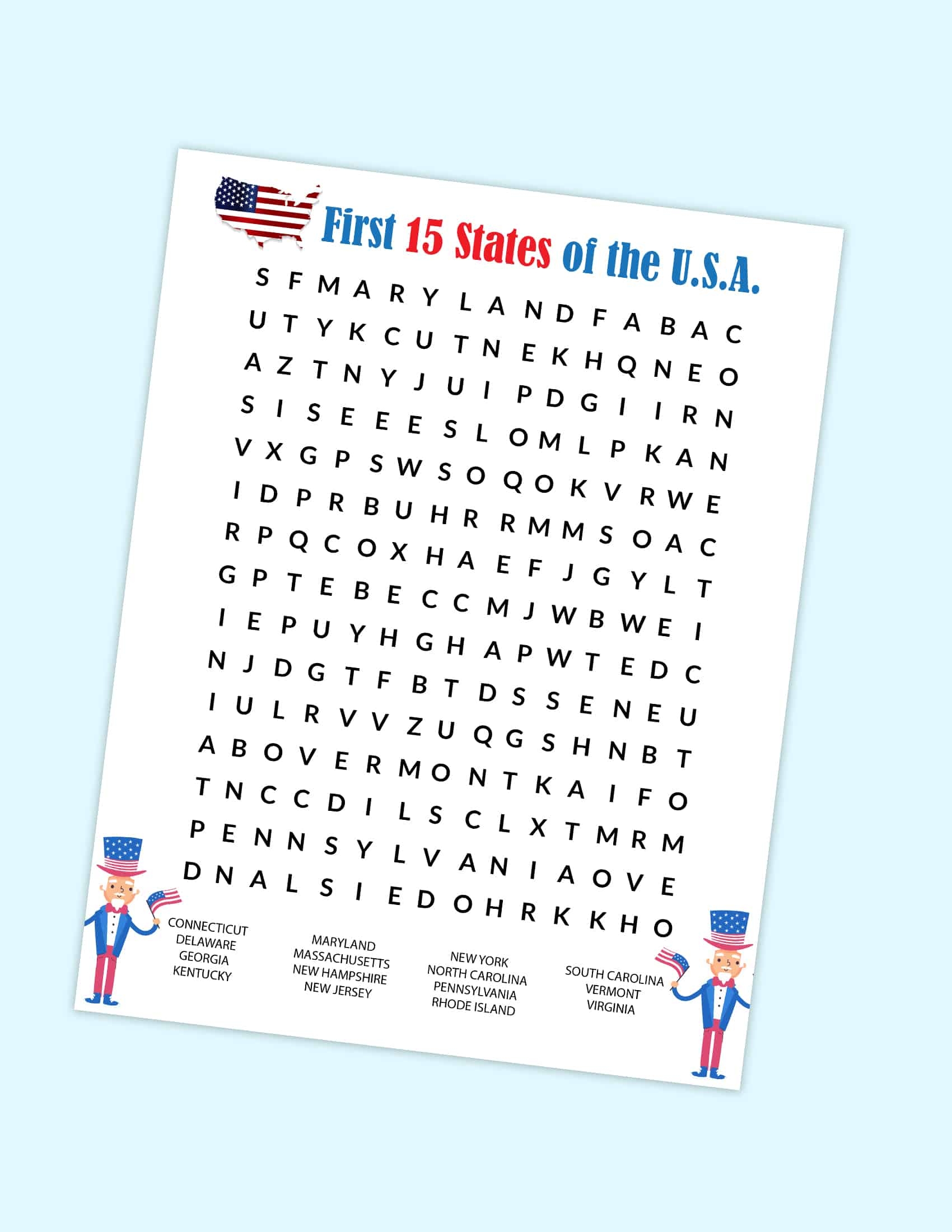 Puzzles For Kids Printable Word Search
