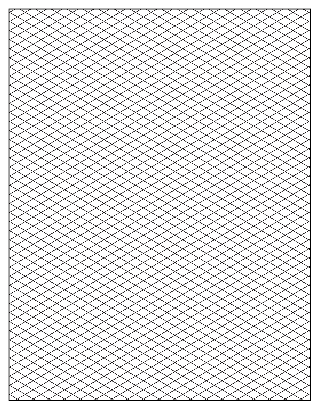 Free Isometric Graph Paper