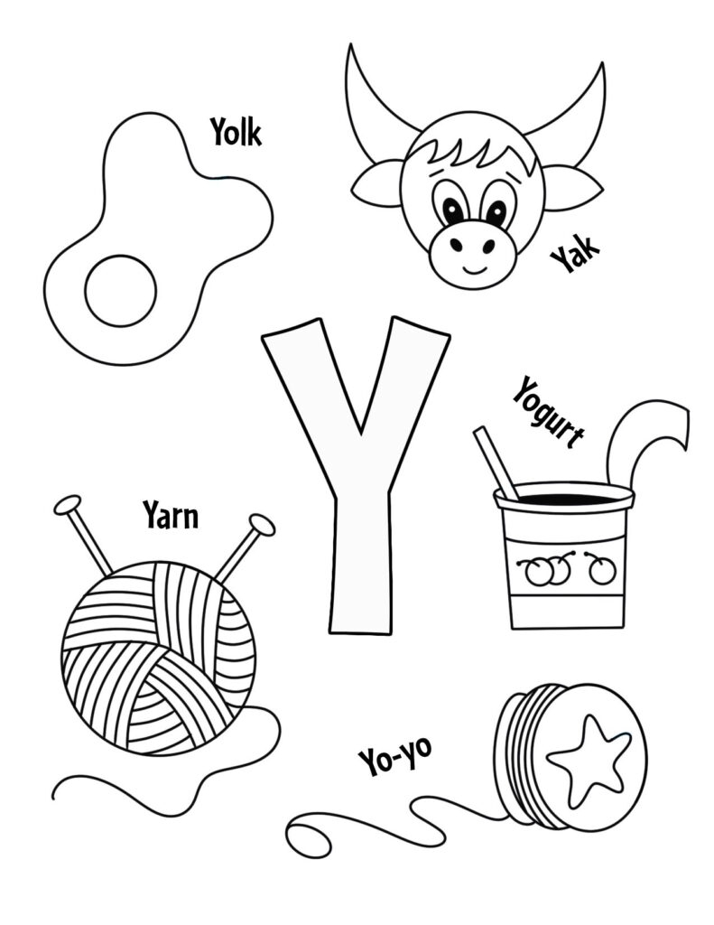 FREE Letter Y Worksheets For Preschool The Hollydog Blog