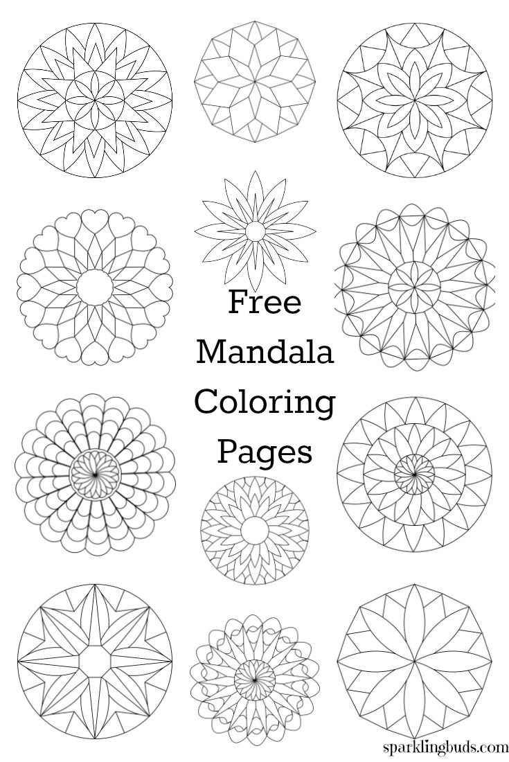 Unique Mandalas Printable Patterns