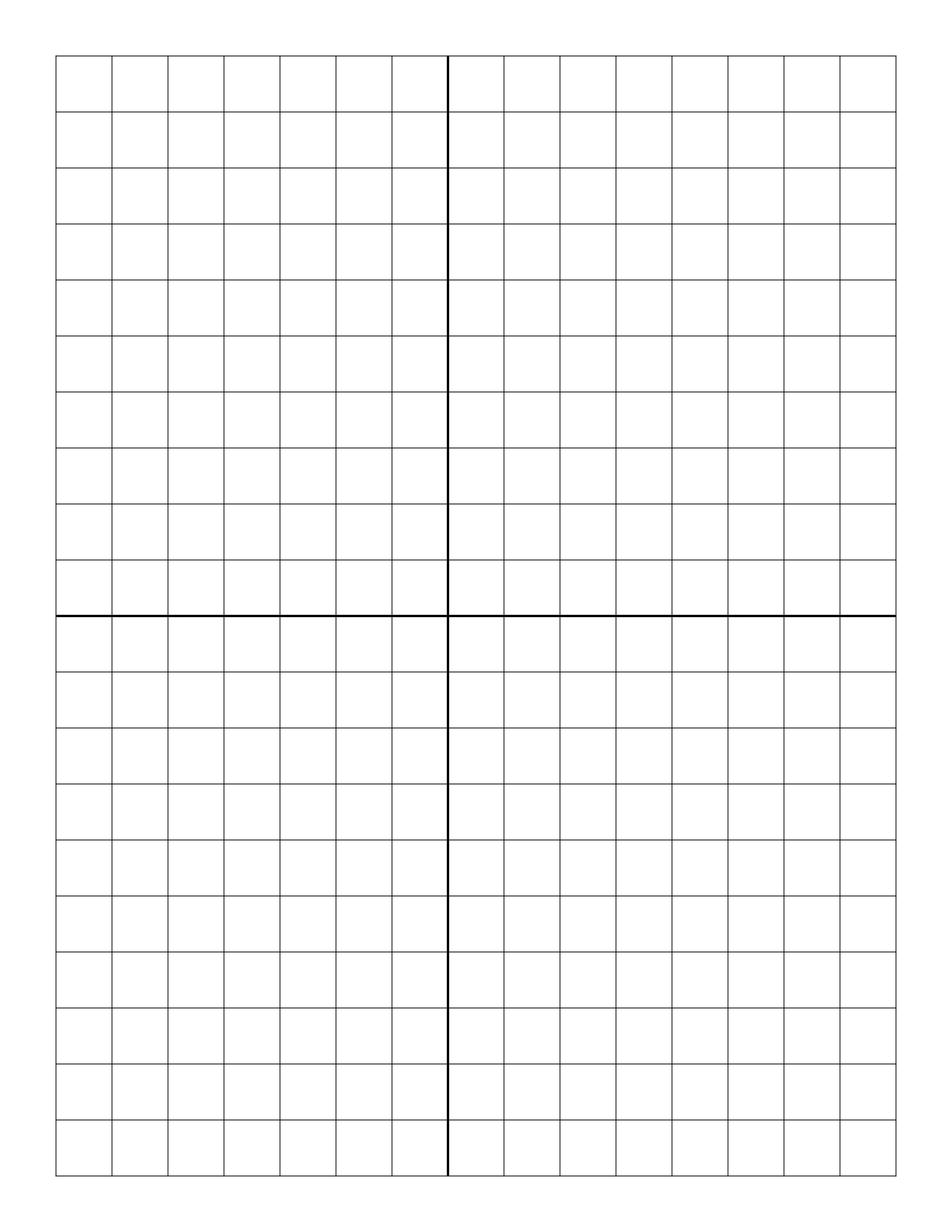 Full Page Free Printable Graph Paper