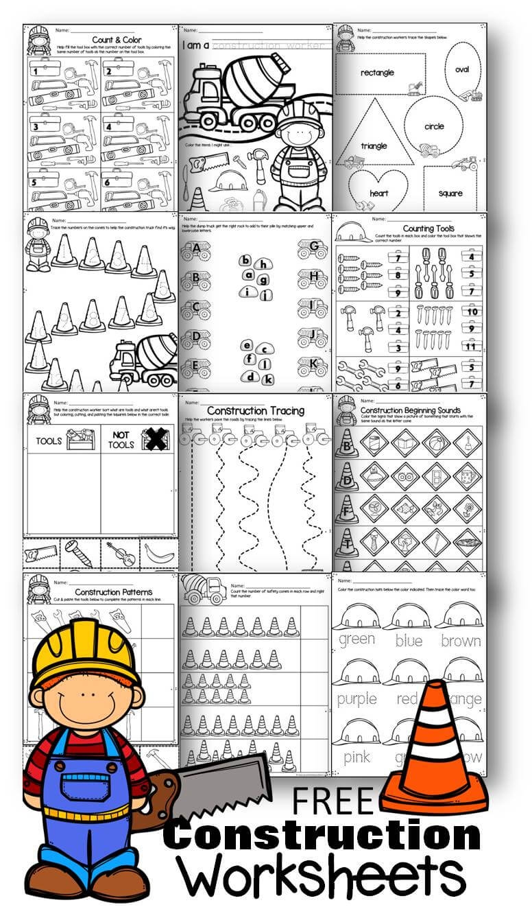 Pre K Printable Worksheets Free