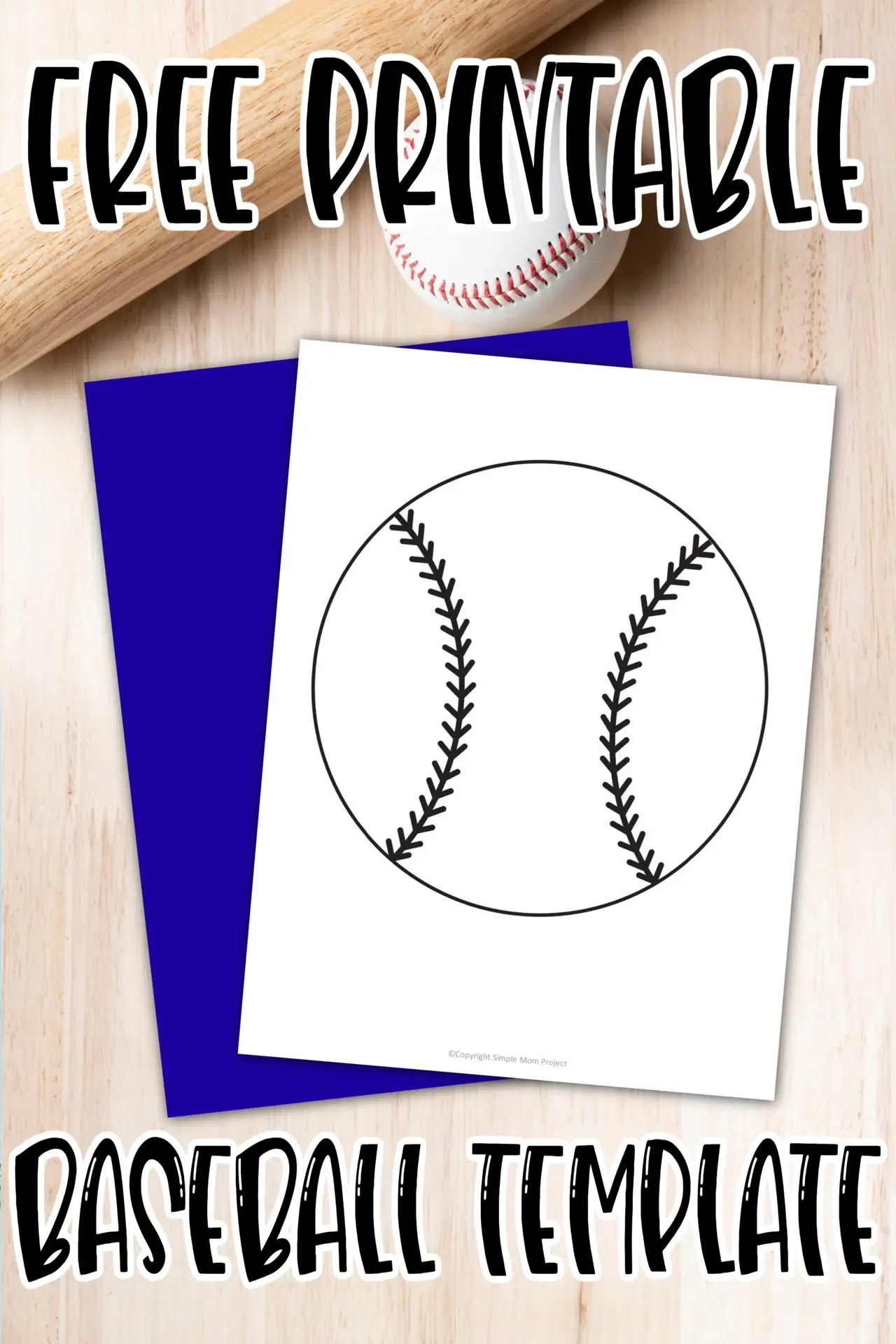 Baseball Bat Template Printable