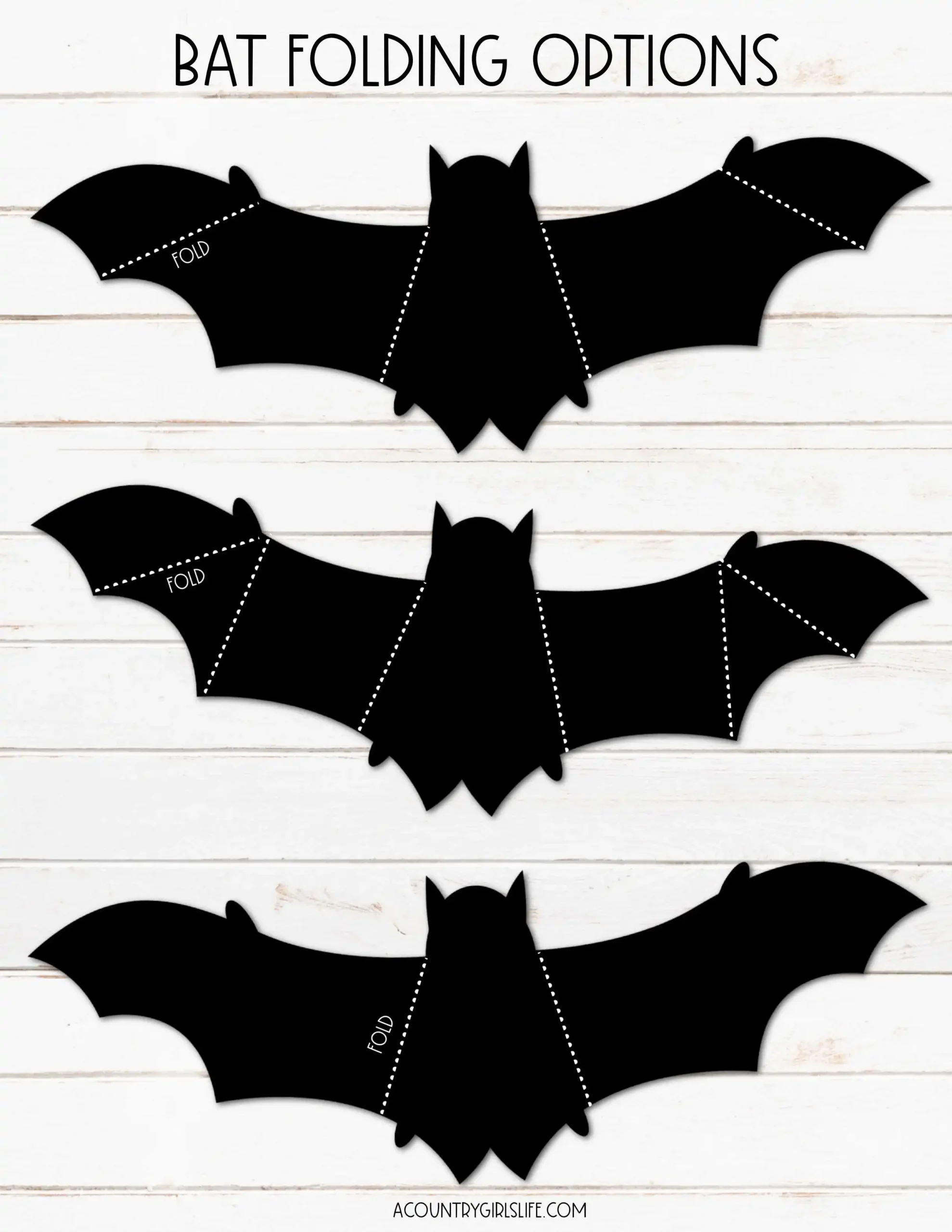 Printable Bat Template