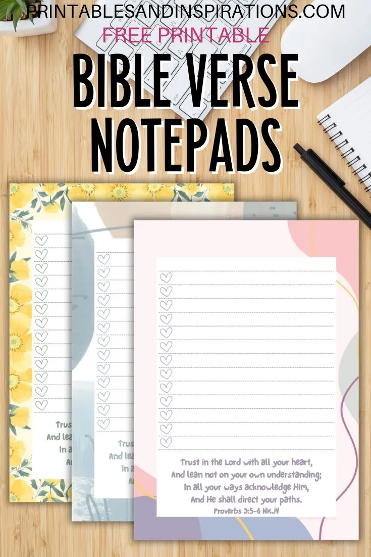 free printable bible verse notepads to inspire your planning