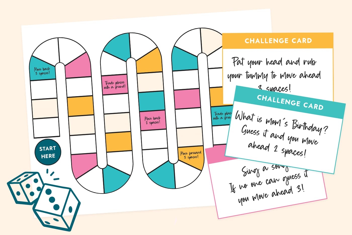 Printable Game Board Template