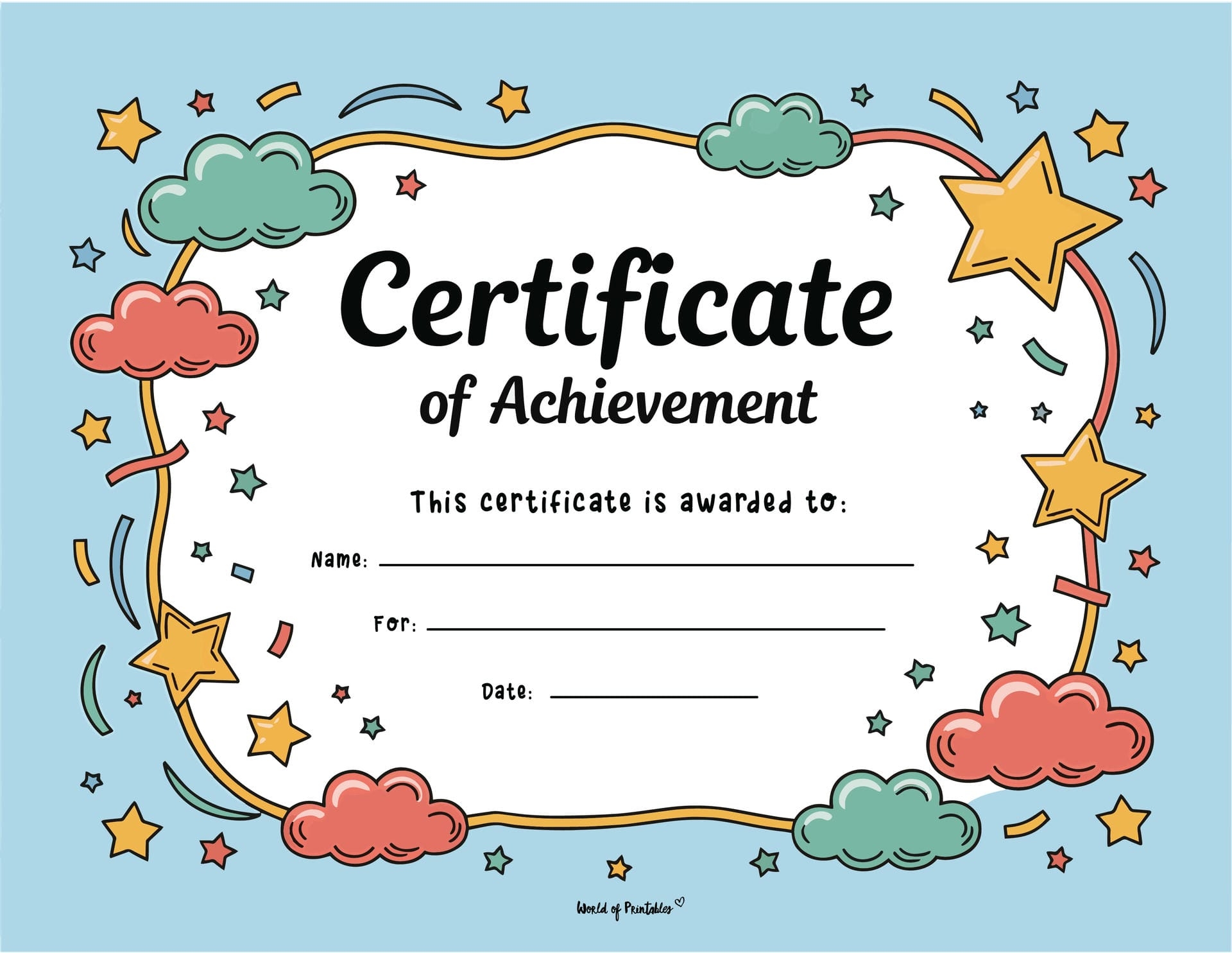 Free Printables For Certificates
