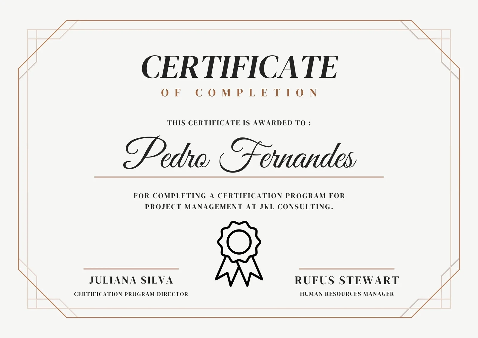Printable Award Template