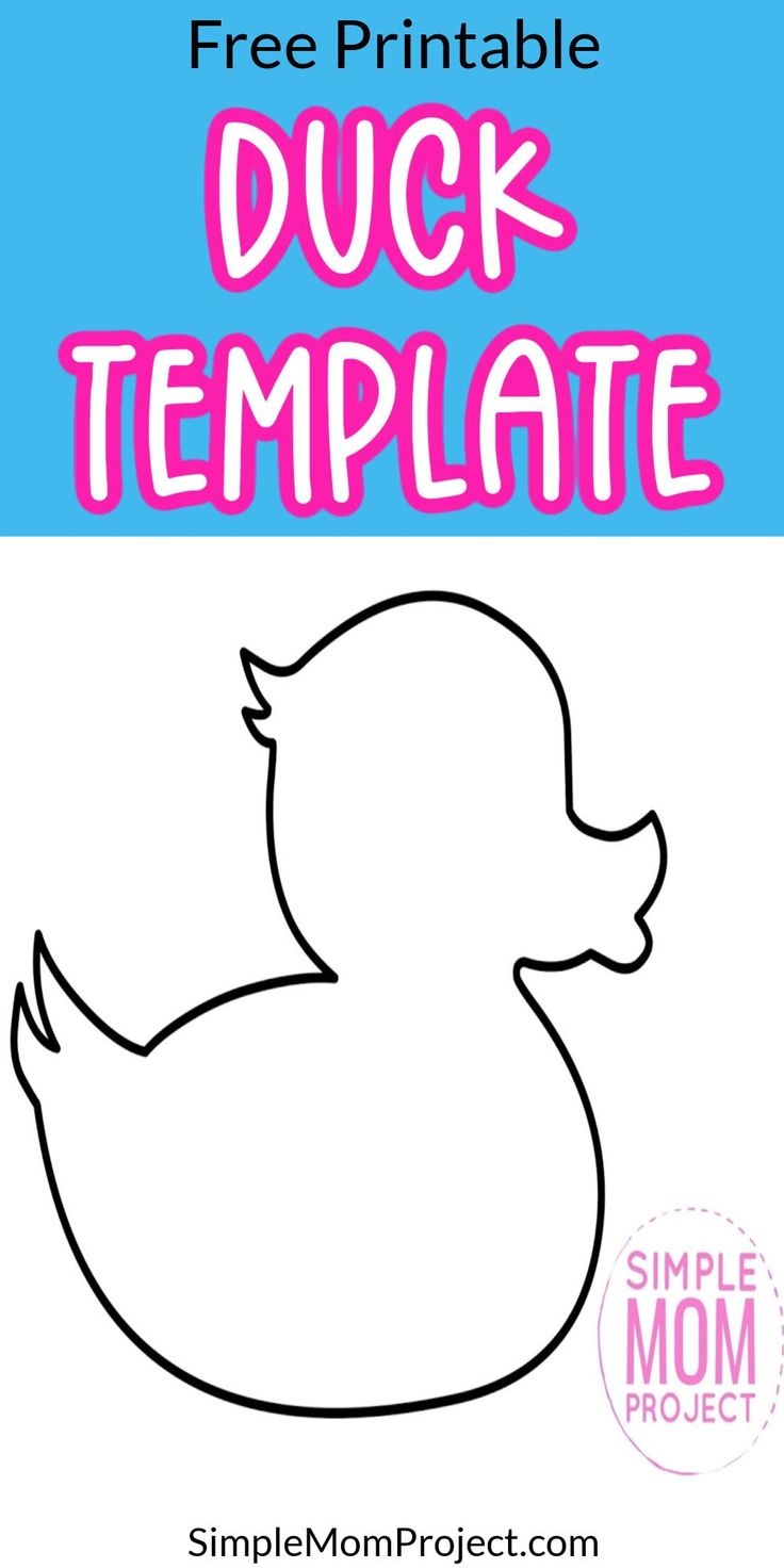 Printable Duck Template
