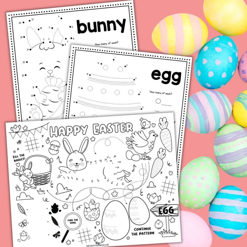 Easter Printable Activity Sheets