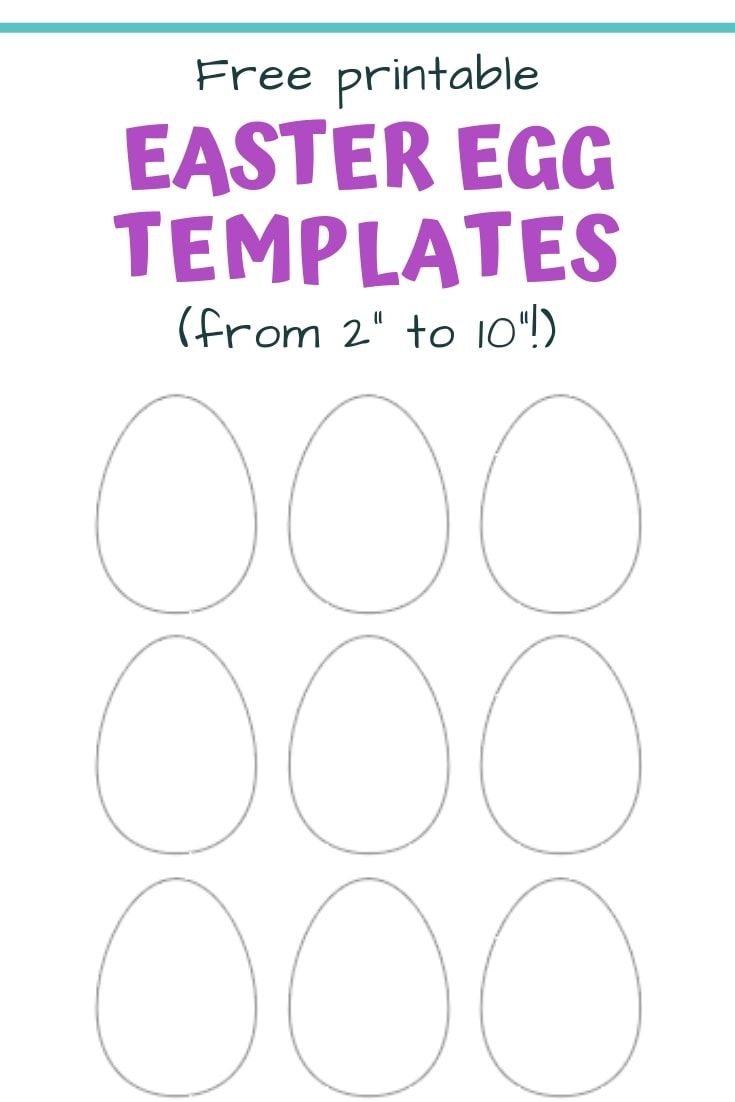 Free Printable Easter Egg Templates amp Easter Egg Coloring Pages