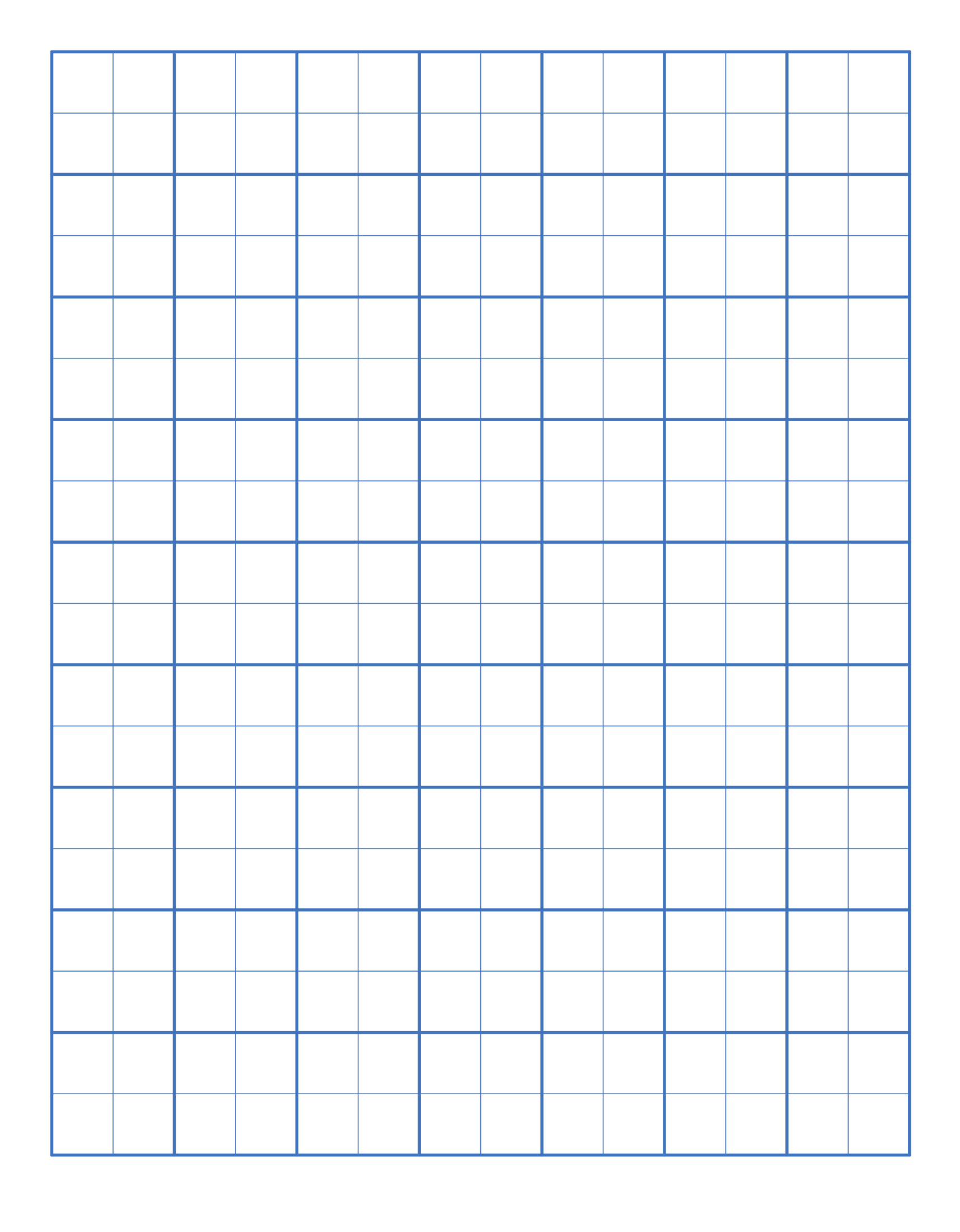 Printable Graph Paper Full Sheet