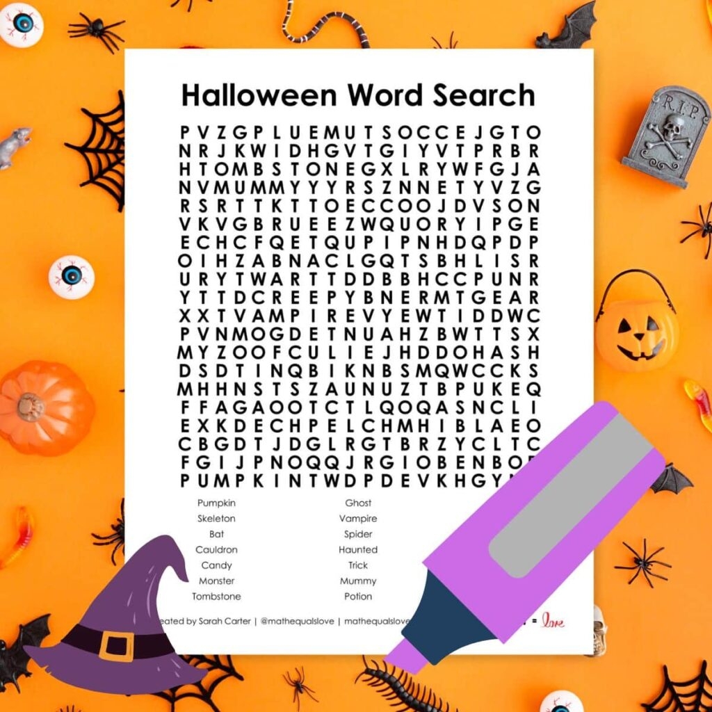 Free Printable Halloween Puzzles Math Love